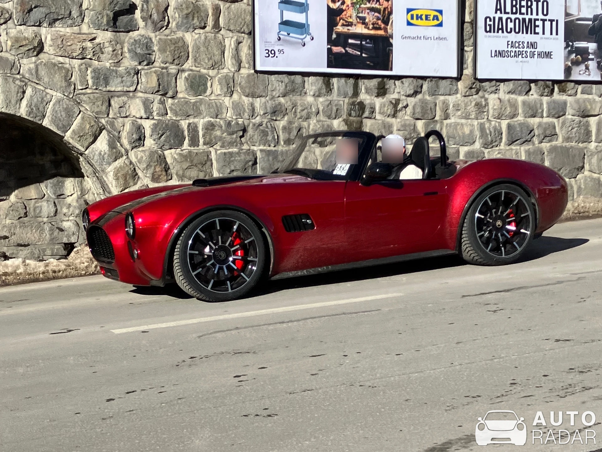 AC Cobra GT Roadster spotted in St. Moritz