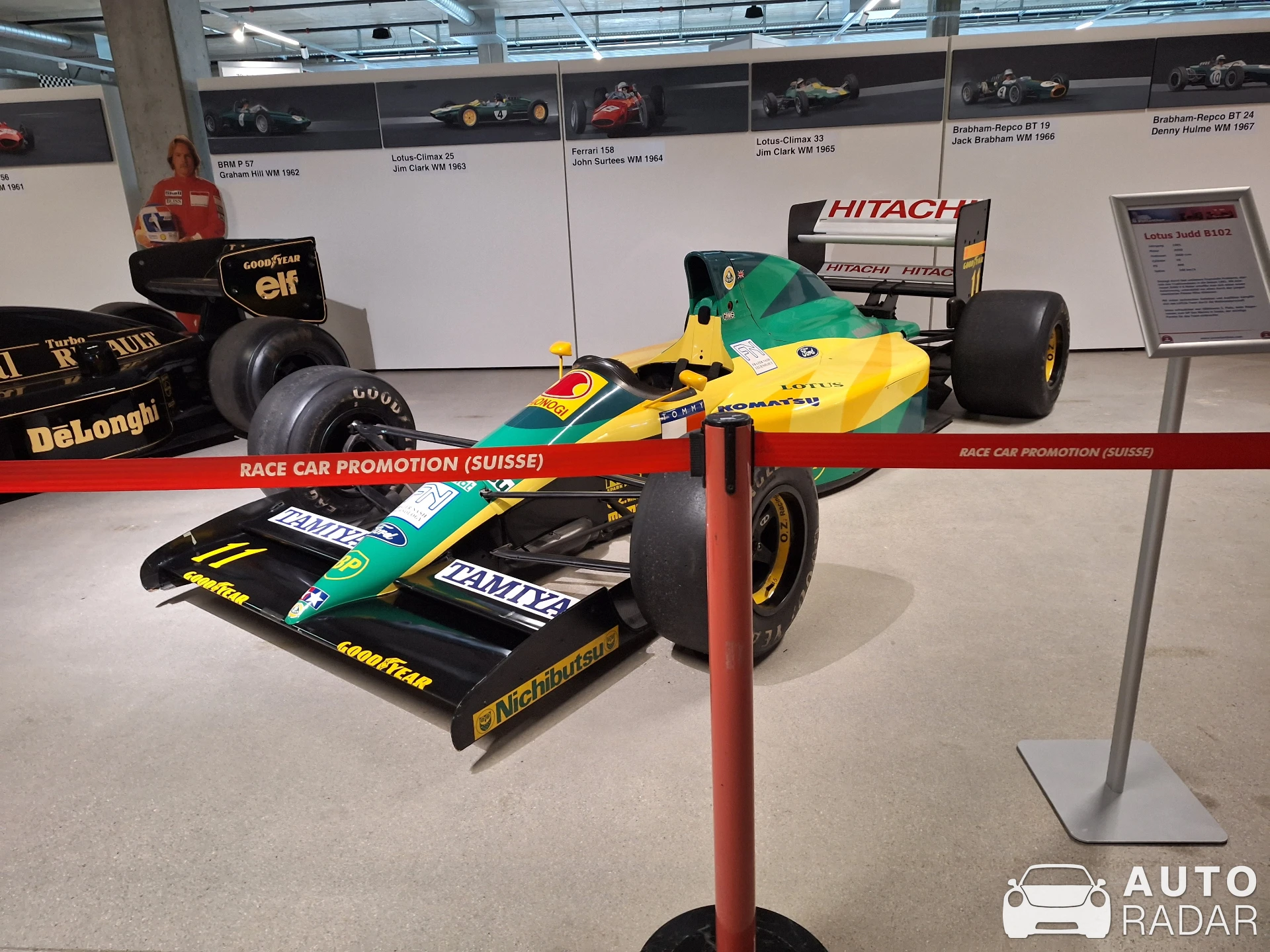 Lotus 107 spotted in Court, Switzerland
