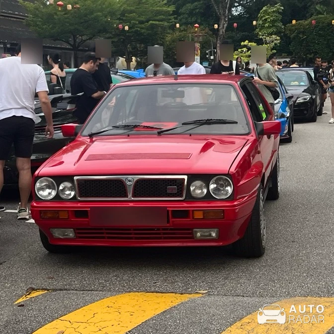 Lancia Delta HF Integrale 16V spotted in Singapore