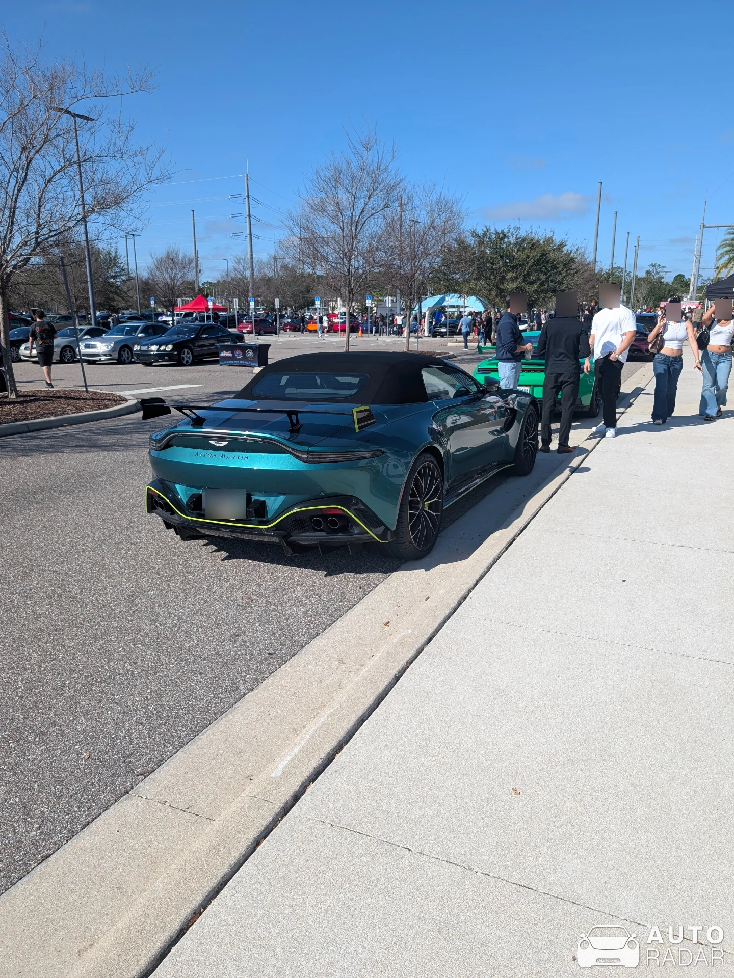 Aston Martin V8 Vantage Formula 1 Edition Roadster spotted