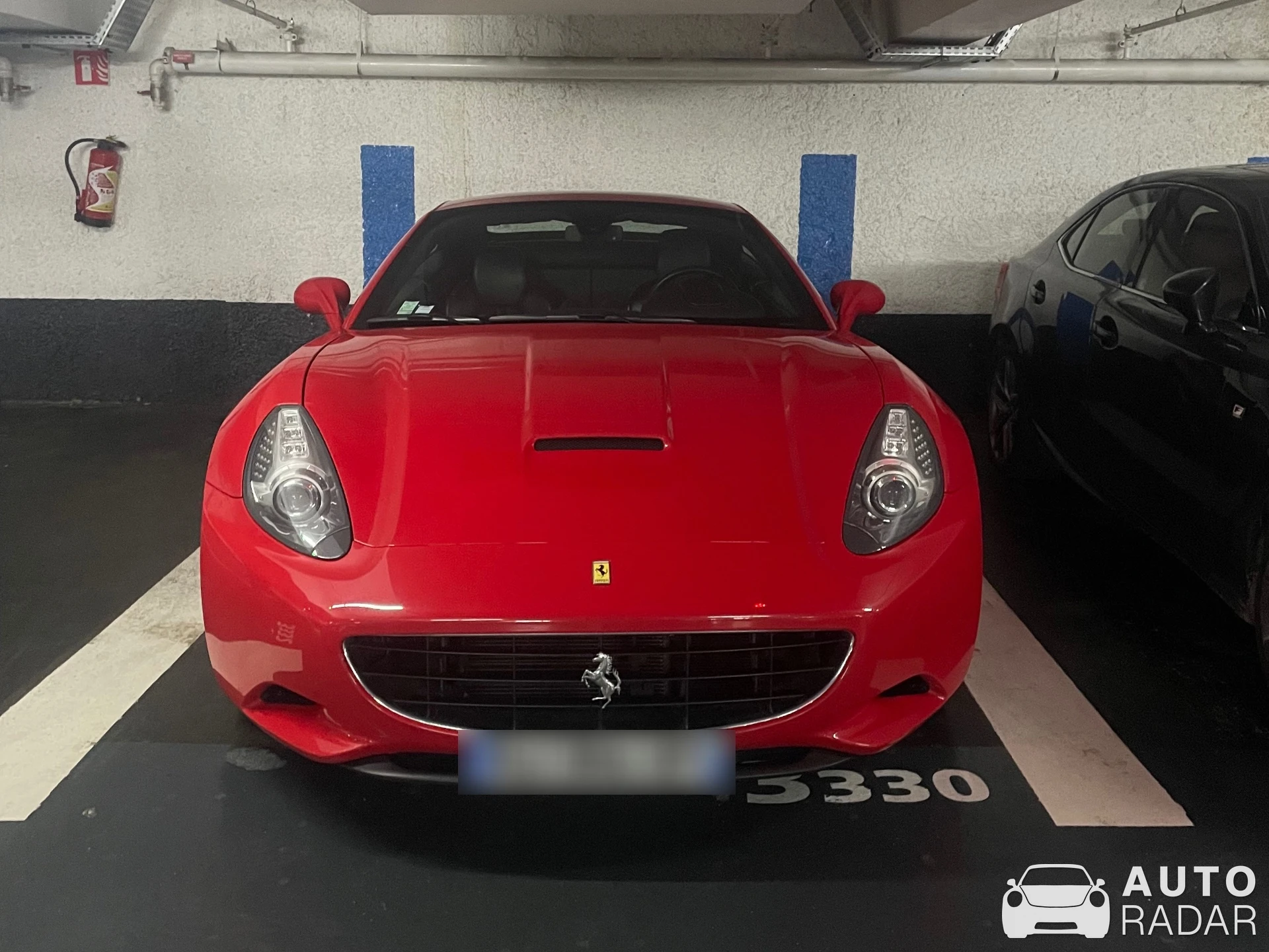 Ferrari California spotted in Paris, France