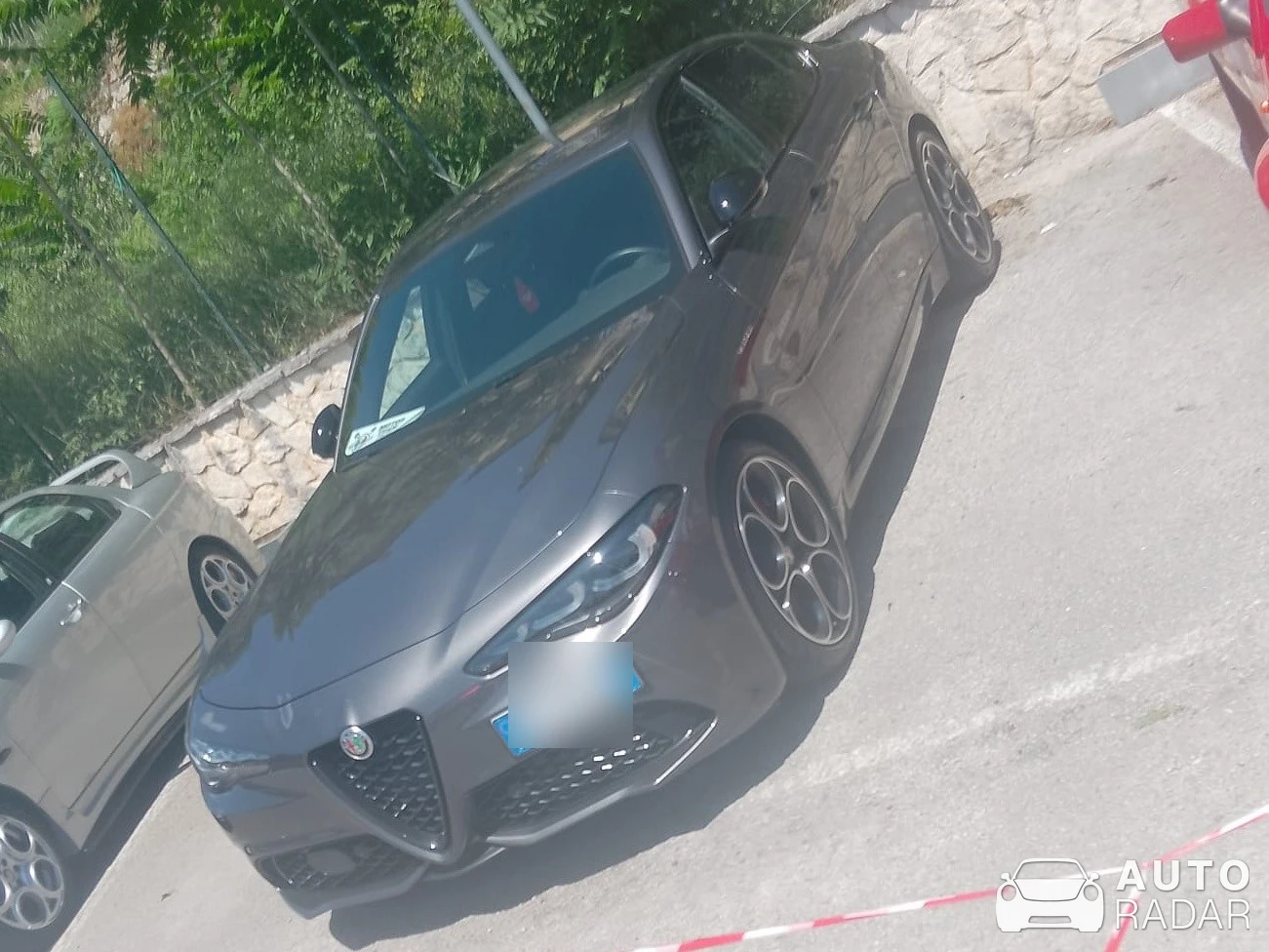 Alfa Romeo Giulia spotted in Rieti
