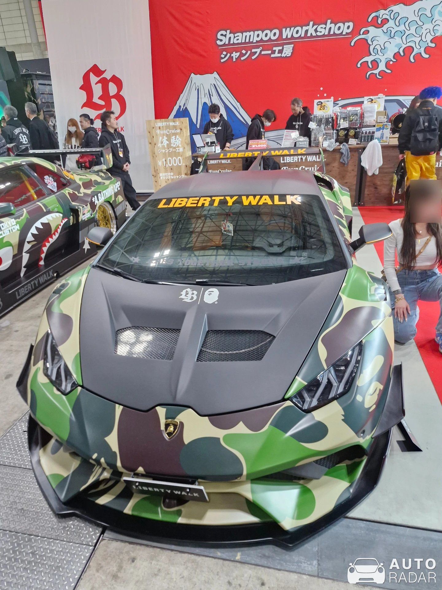 Lamborghini Huracán LP610-4 Liberty Walk LB Performance spotted in Sumida City, Japan