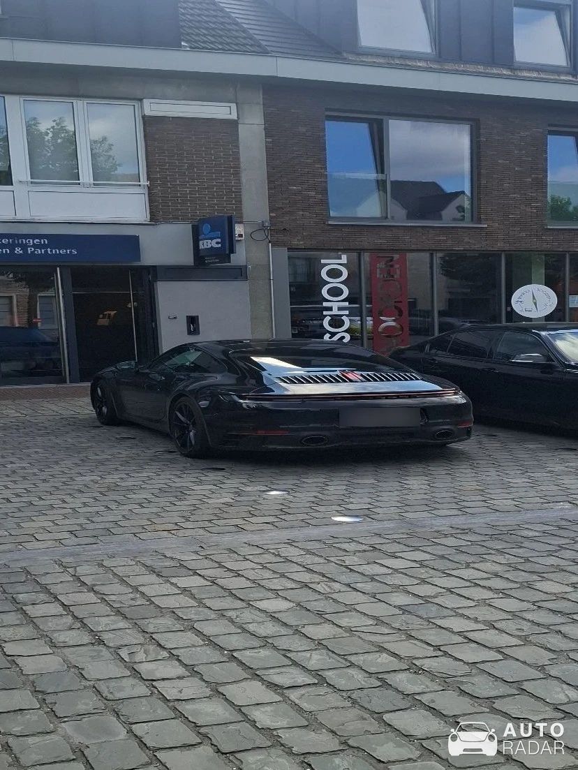 Porsche 992 Carrera 4S MkI spotted in Brecht