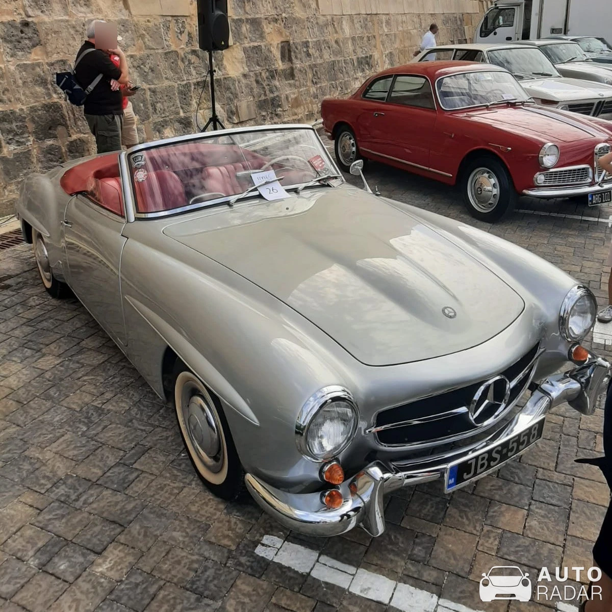 Mercedes-Benz 300SL Roadster spotted in Pietà, Malta