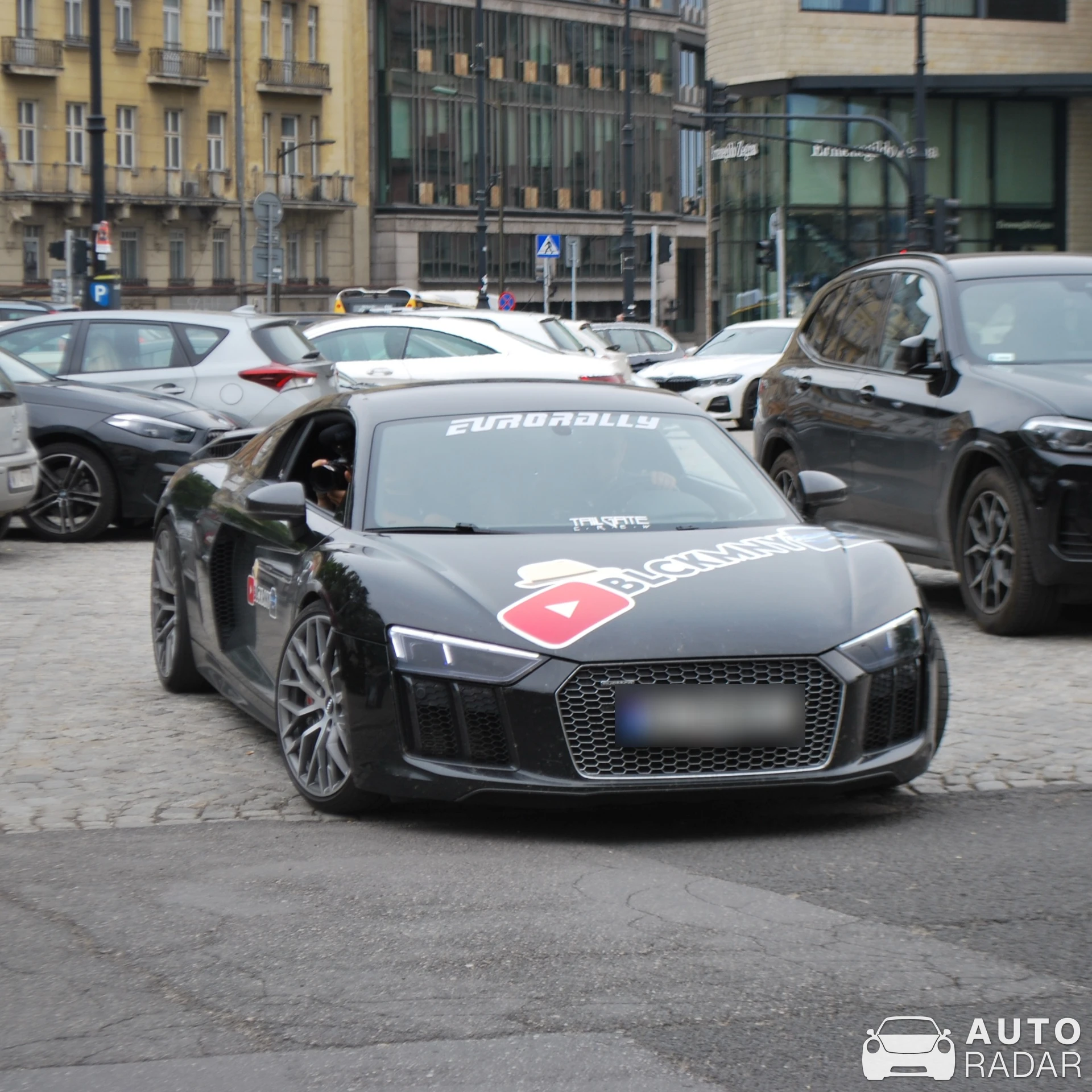 Audi R8 V10 Plus 2015 spotted in Warszawa, Poland