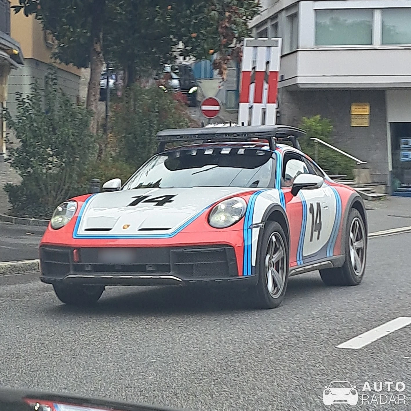 Porsche 992 Dakar spotted in Montreux, Switzerland
