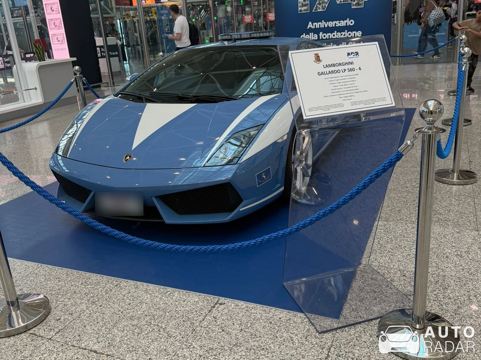Lamborghini Gallardo LP560-4 2013 Polizia spotted in Roma