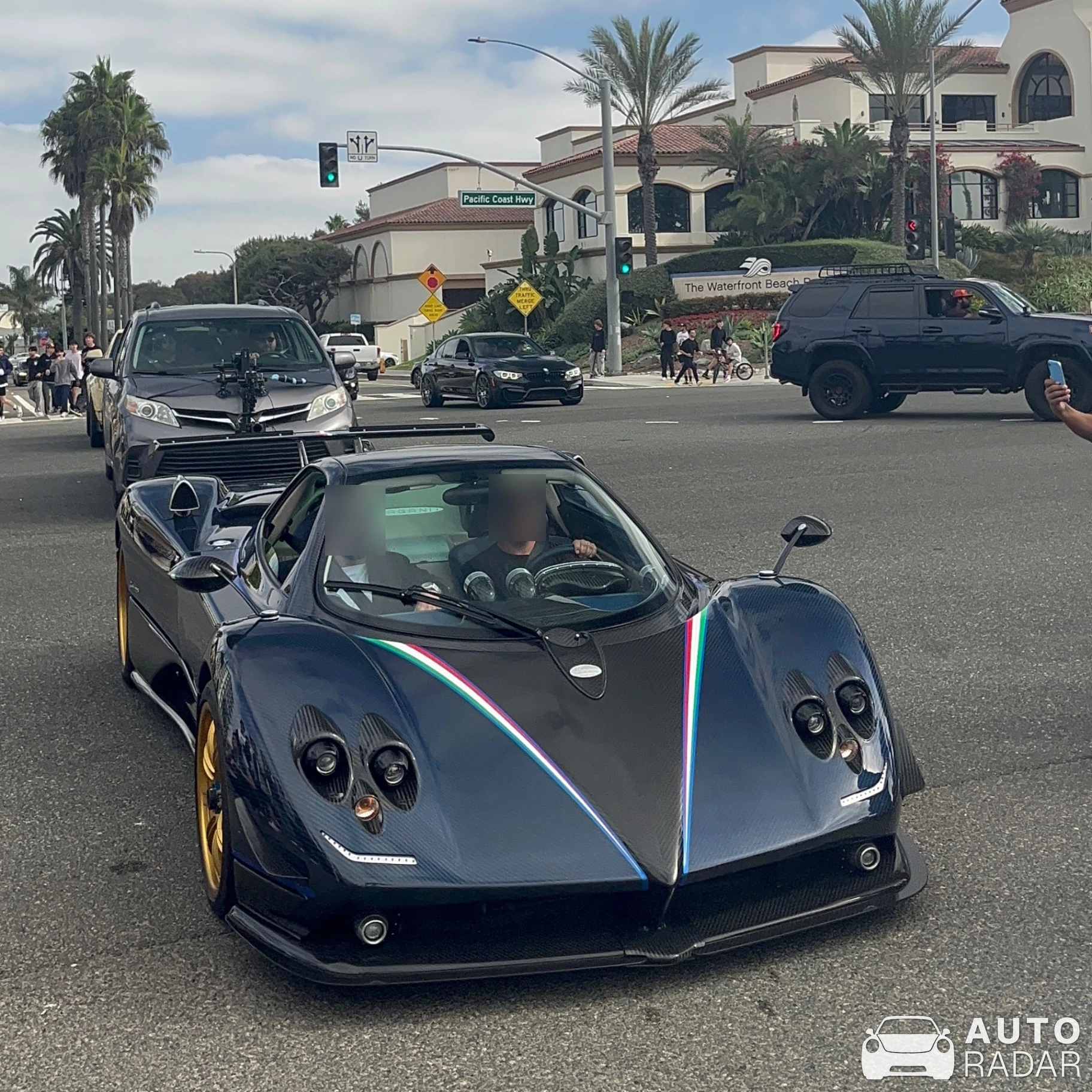 Pagani Zonda Tricolore spotted in Huntington Beach, United States