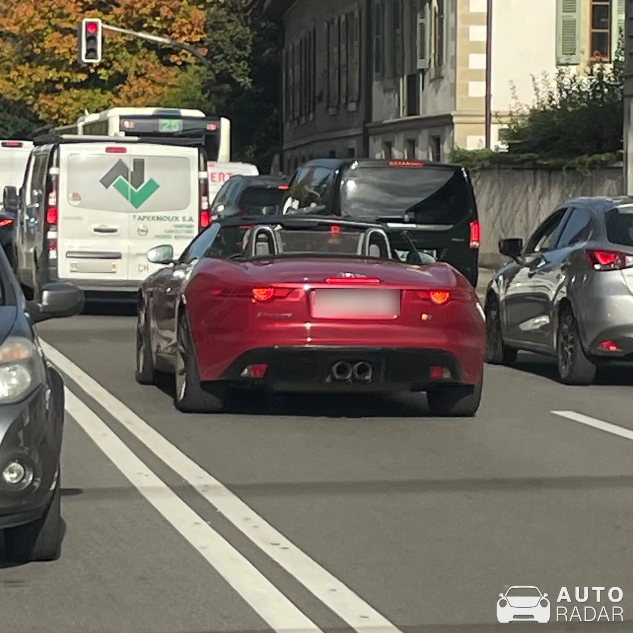 Jaguar F-Type P380 Convertible spotted in Genève, Switzerland