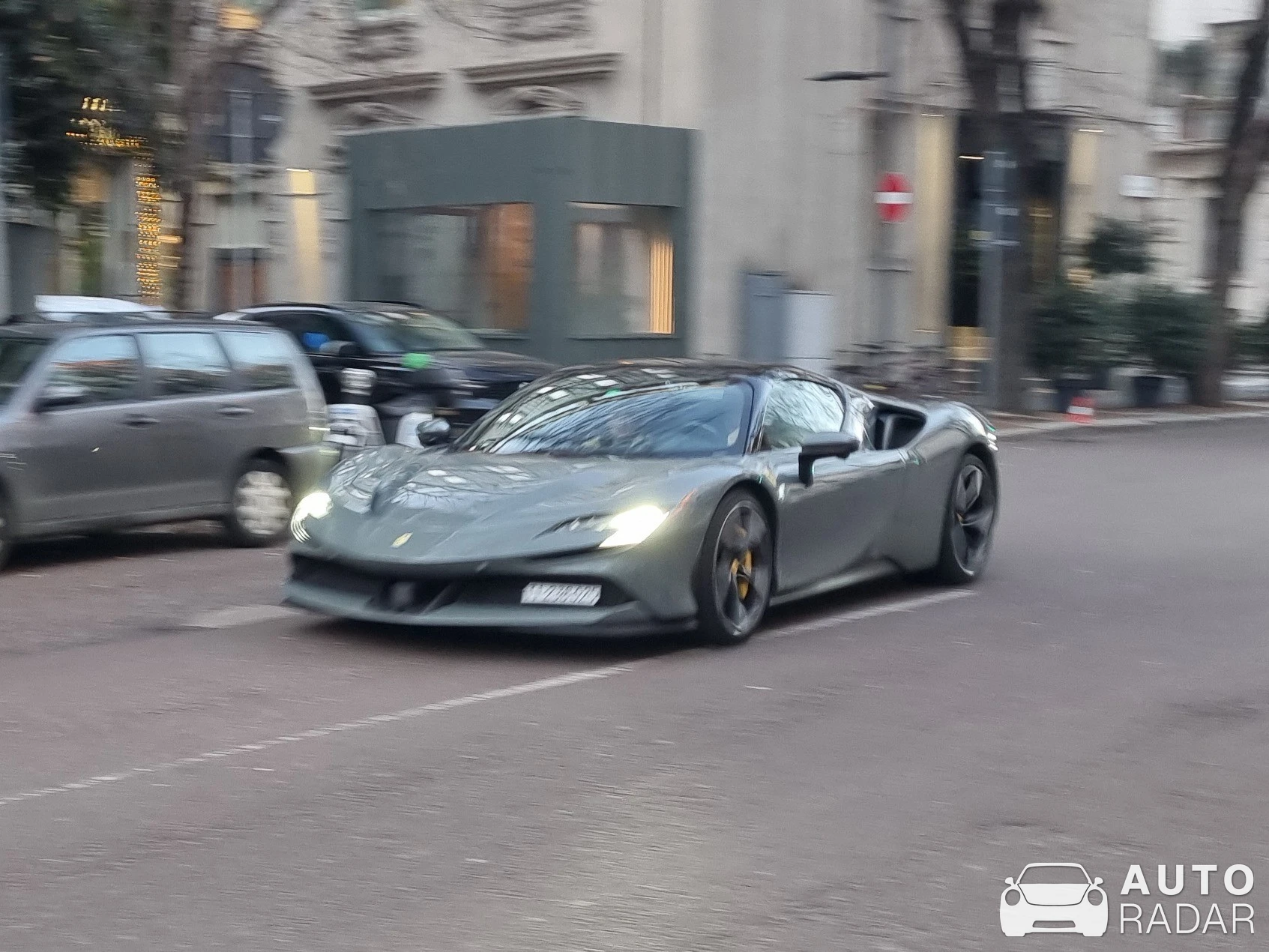 Ferrari SF90 Spider spotted in Milano, Italia
