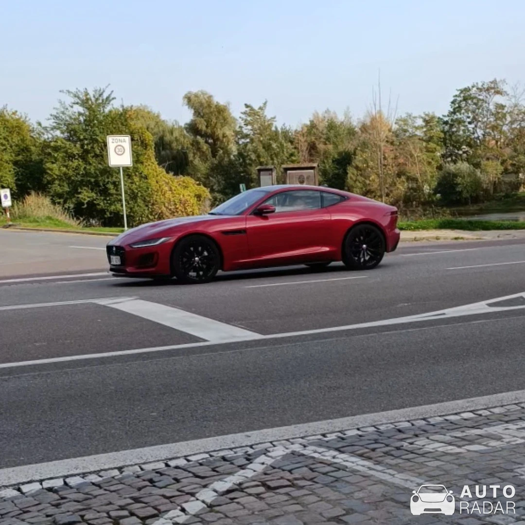 Jaguar F-Type R AWD Coupé spotted in Okres Znojmo, Czechia