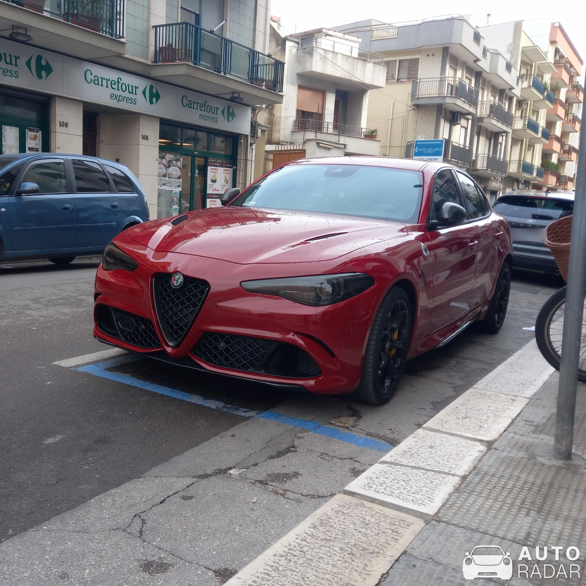 Alfa Romeo Giulia Quadrifoglio spotted in Andria, Italy