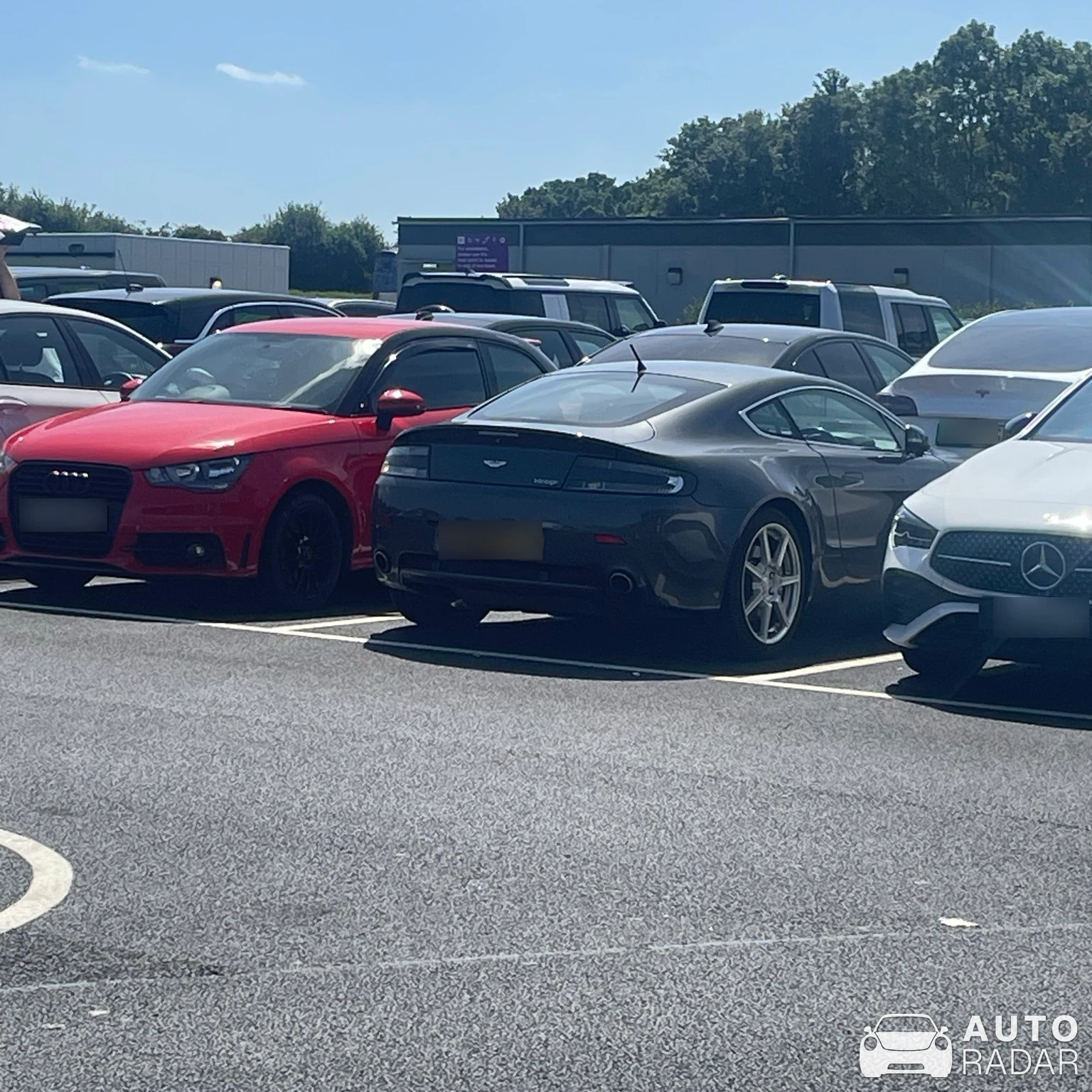 Aston Martin Virage spotted