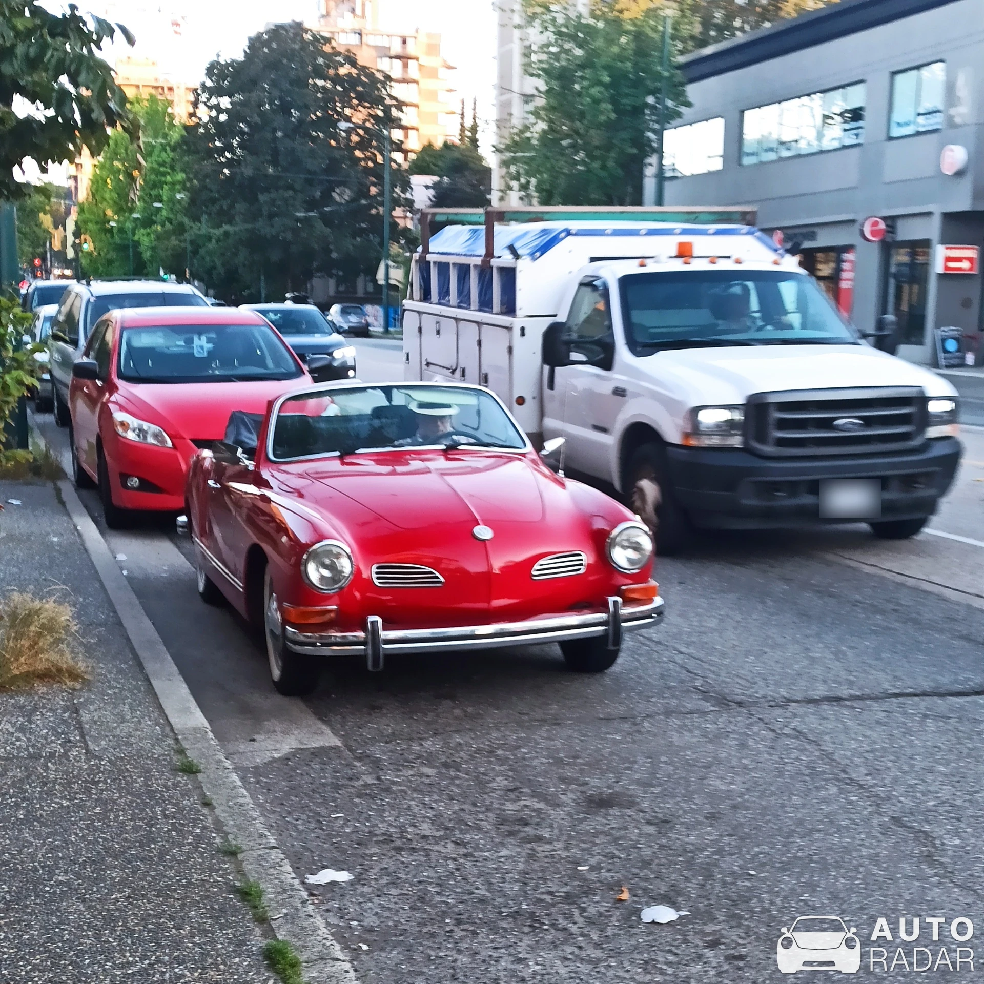 Volkswagen Type 14 Karmann-Ghia Cabriolet spotted in Vancouver, Canada