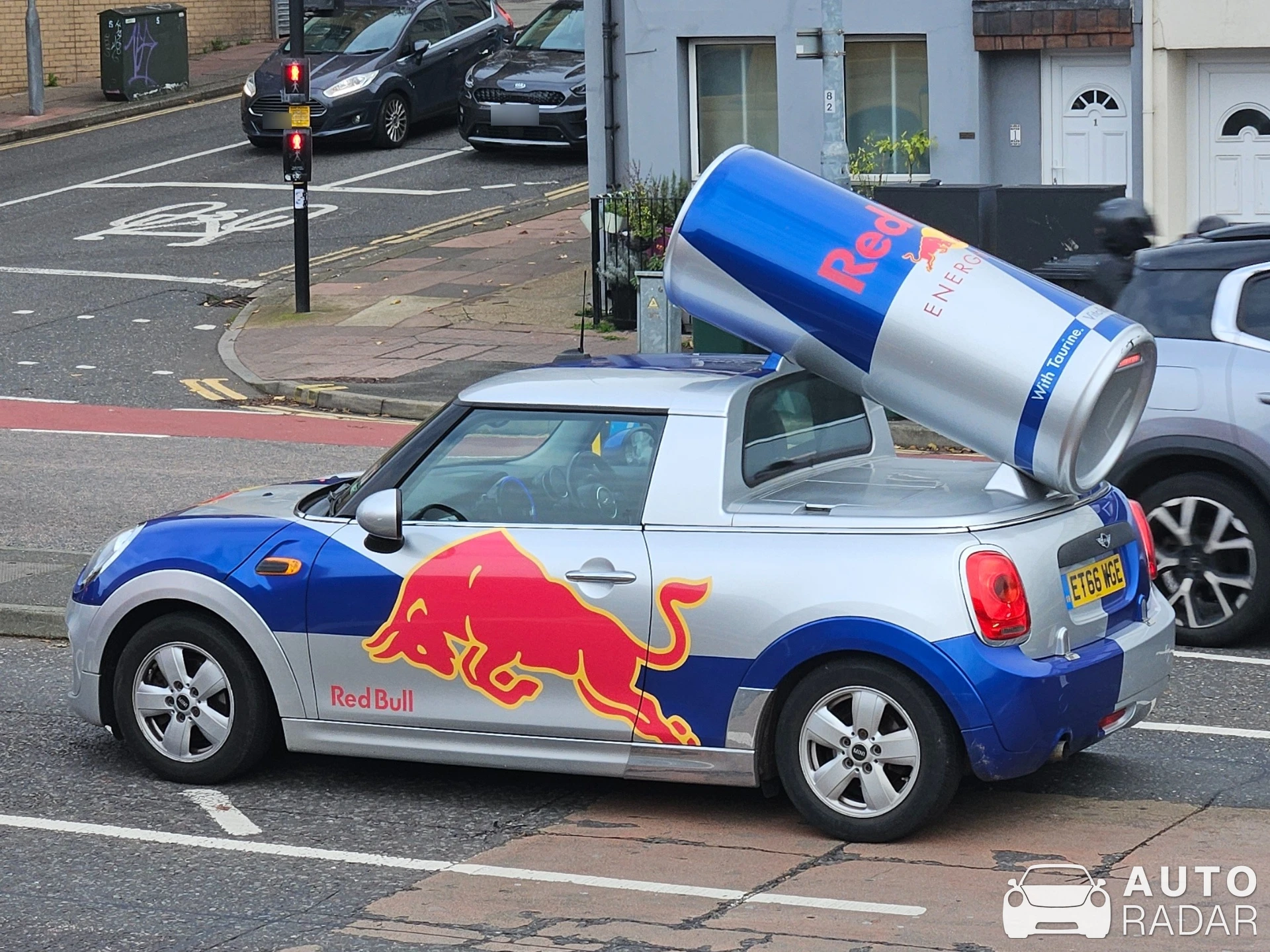Mini Cooper Red Bull Cabriolet spotted in Brighton