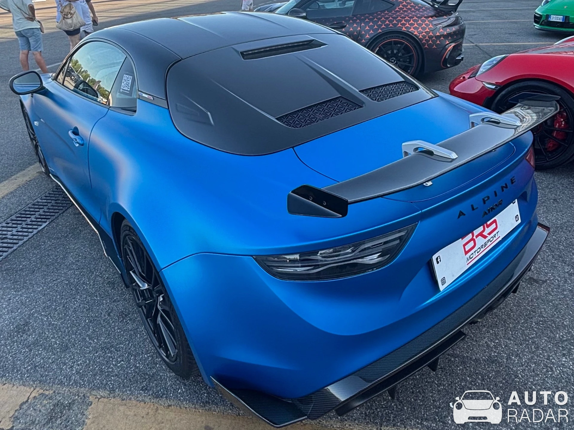 Alpine A110 R Le Mans spotted in Monza