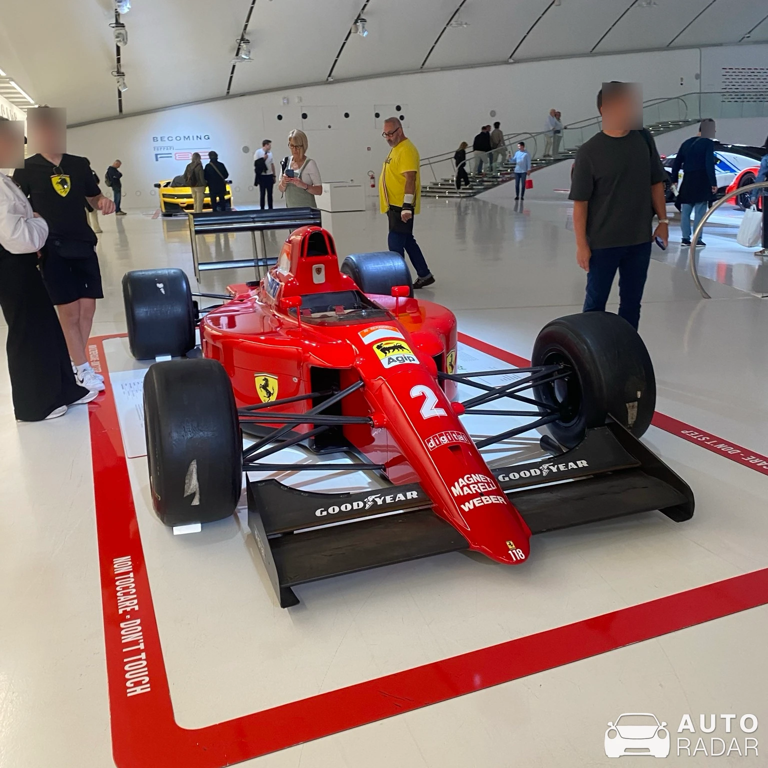 Ferrari F1-90 spotted in Modena
