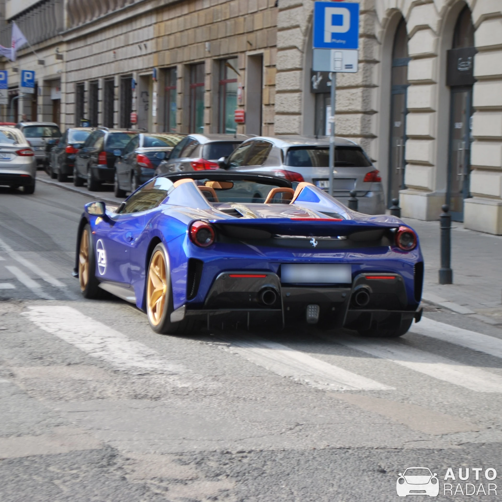 Ferrari 488 Pista Spider spotted in Warszawa, Poland