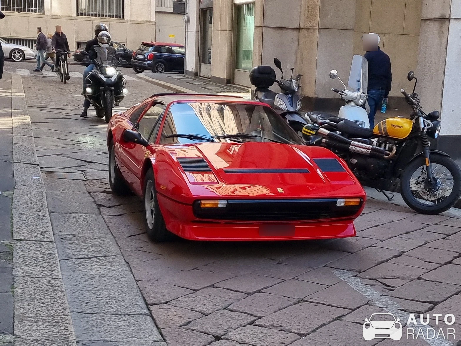 Ferrari 208 GTS Turbo spotted in Milano