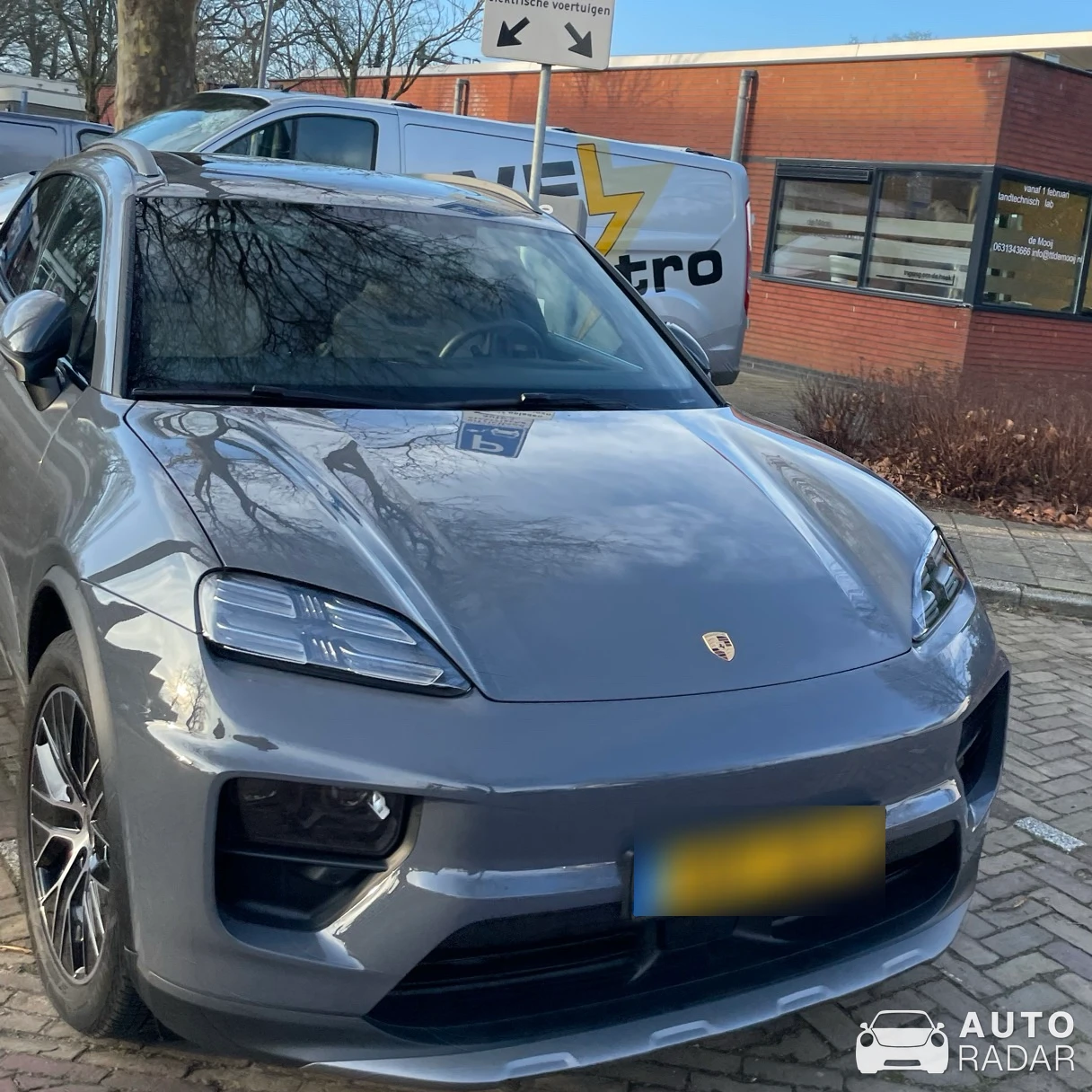 Porsche Macan EV spotted in Heiloo, Nederland