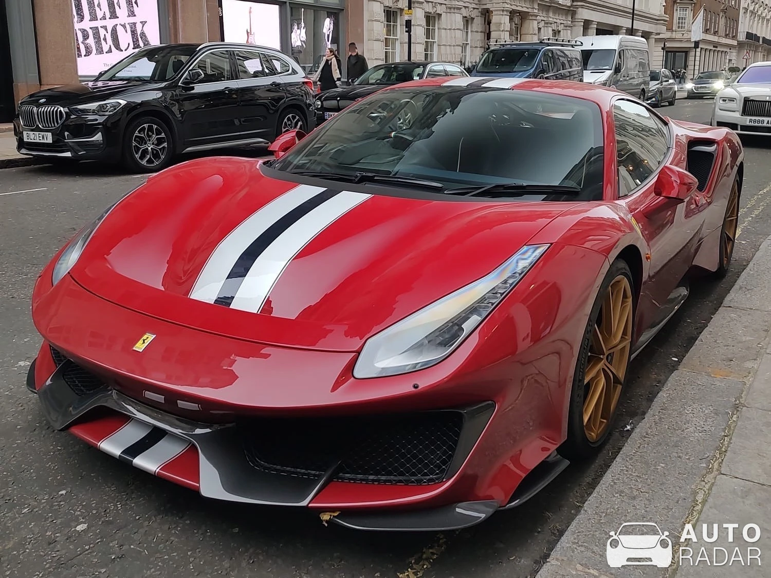 Ferrari 488 Pista spotted in Mayfair, United Kingdom