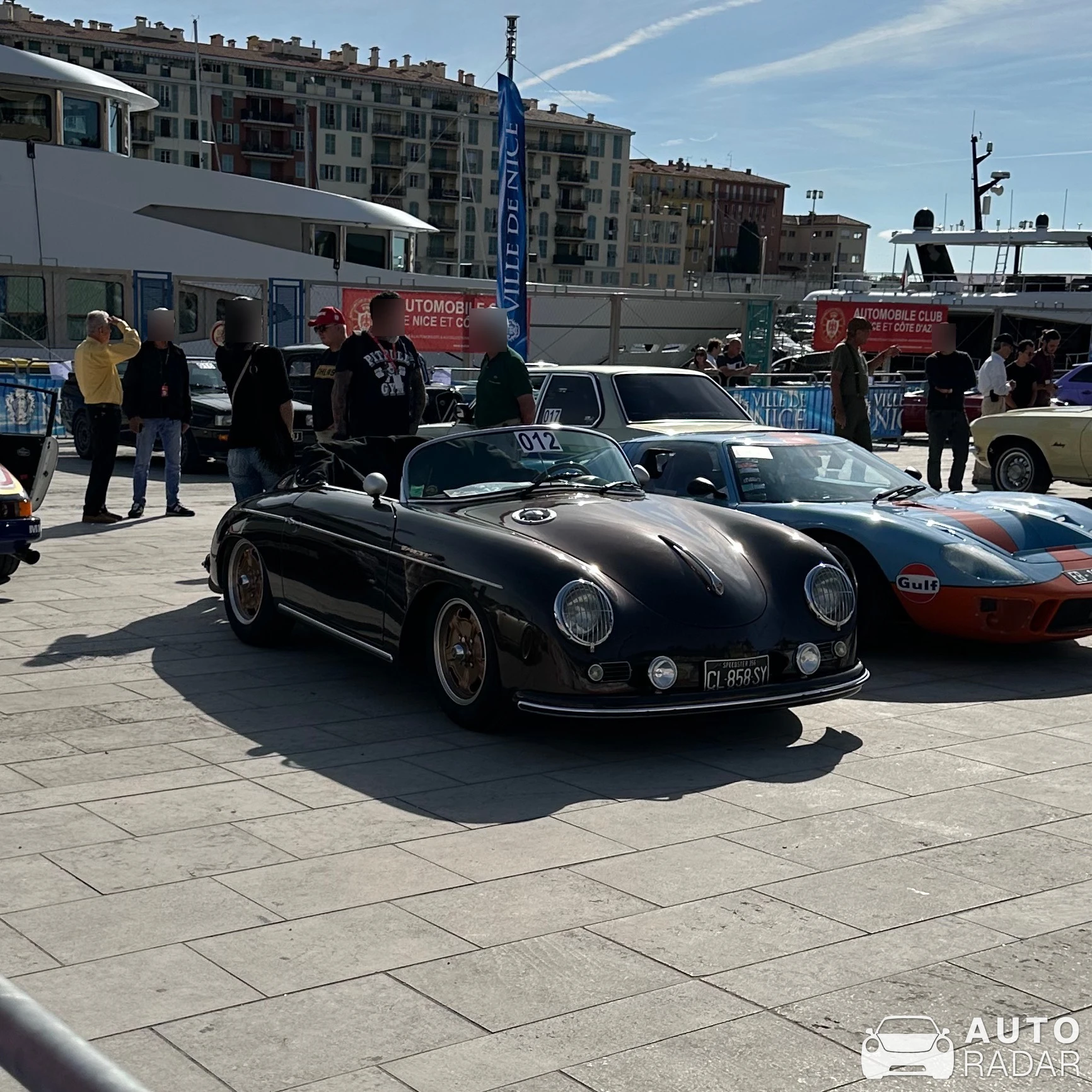 Porsche 356 Speedster spotted in Nice, France