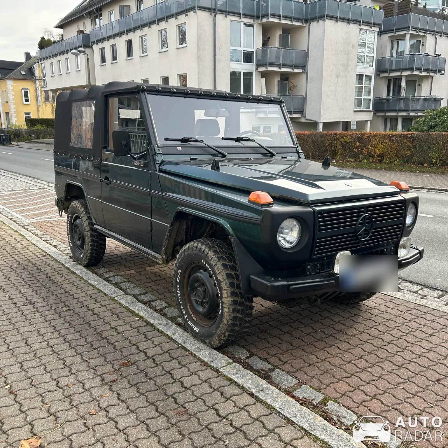 Mercedes-Benz 250 GD Wolf spotted in Zwönitz