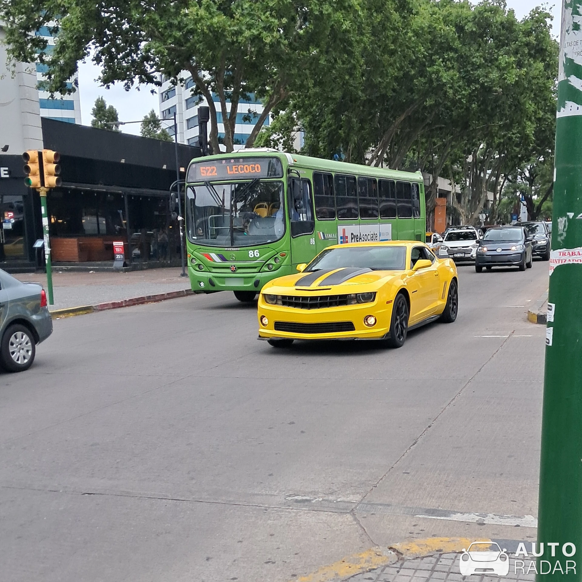 Chevrolet Camaro SS spotted in Montevideo, Uruguay