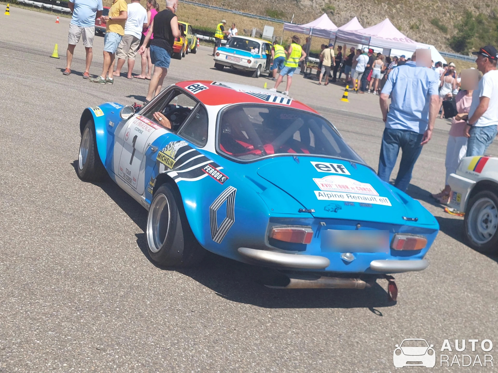 Alpine A110 Tour de Corse 75 spotted in Boxberg