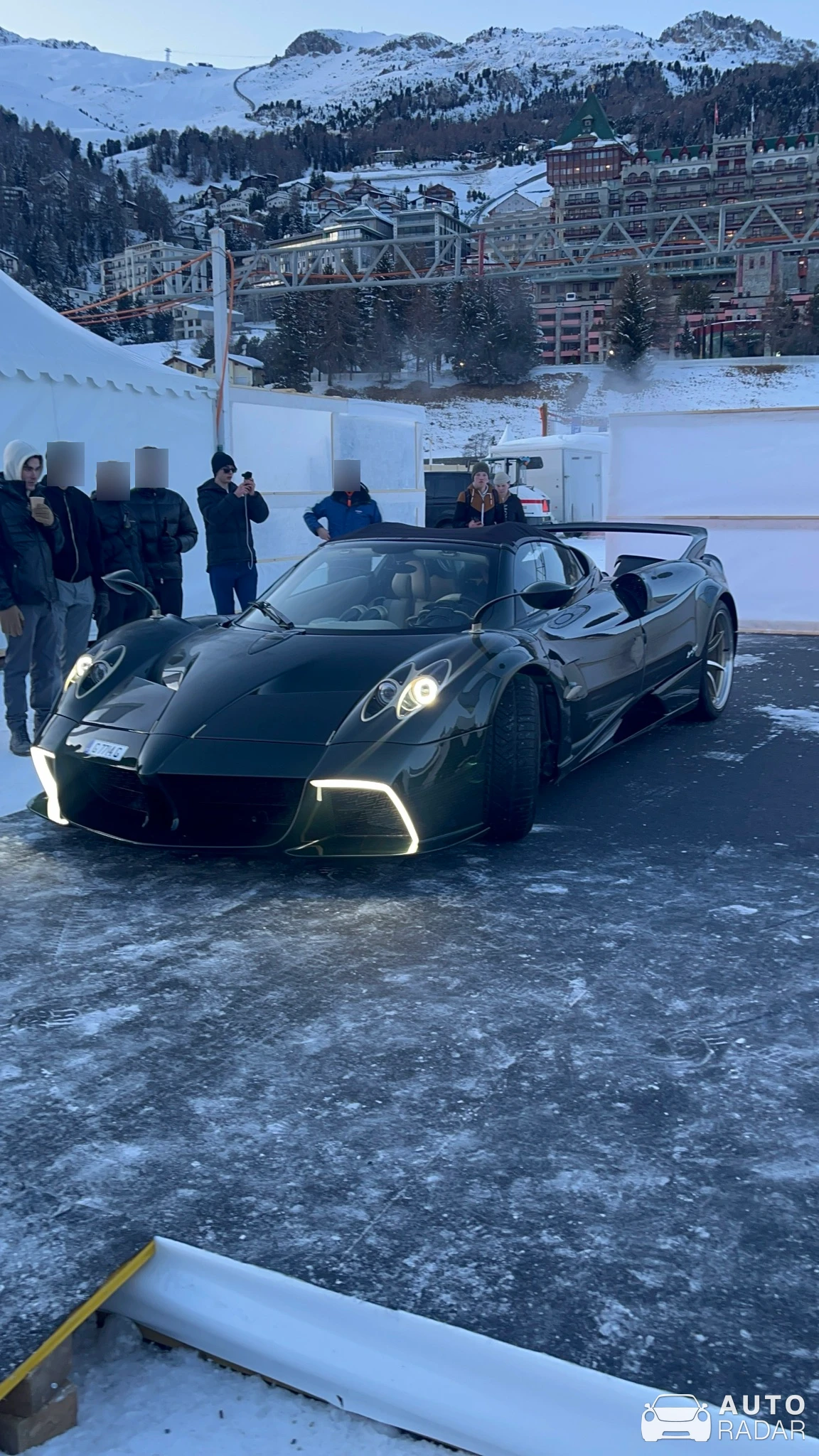 Pagani Epitome Roadster spotted in Sankt Moritz, Svizzera