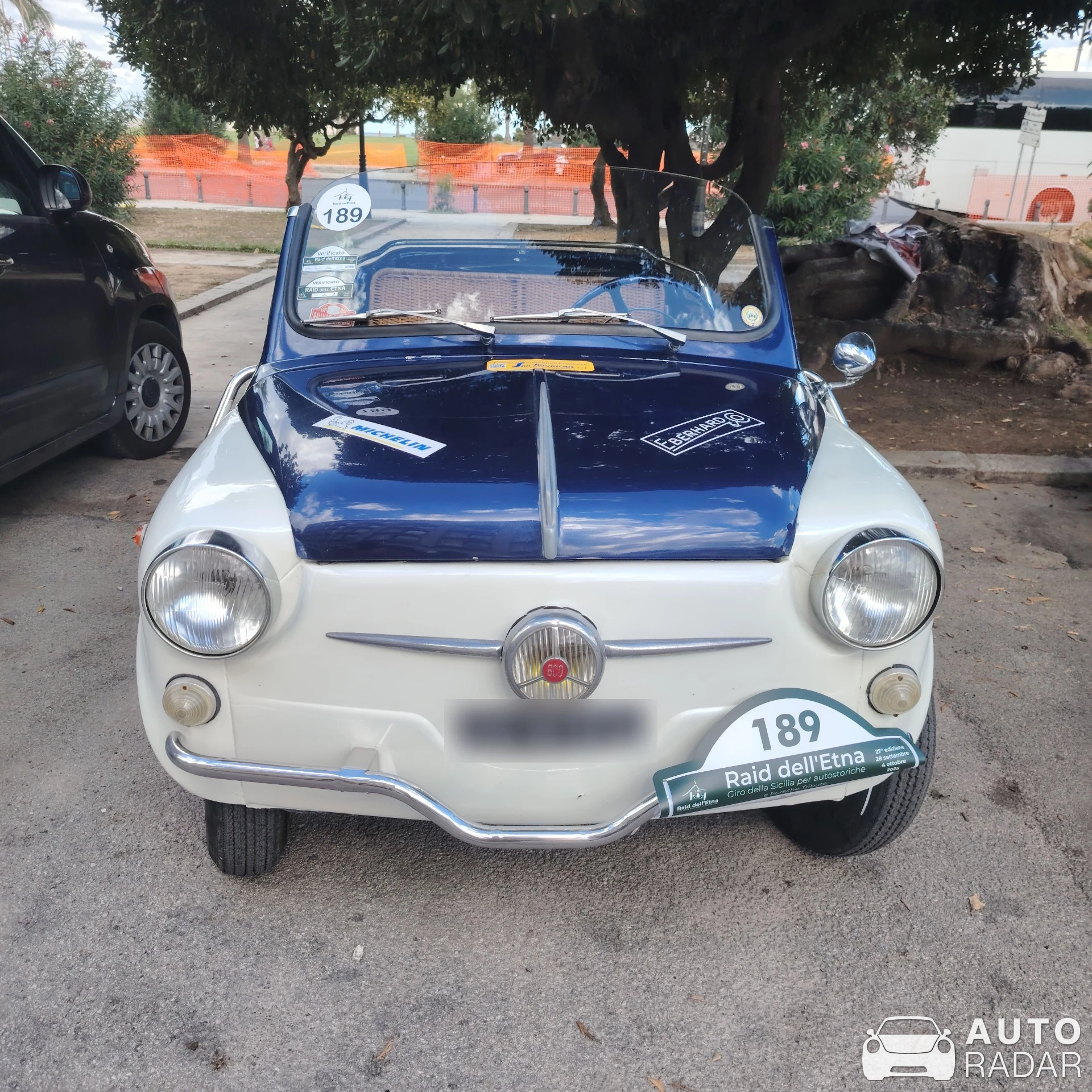 Fiat 600 D spotted in Palermo, Italy