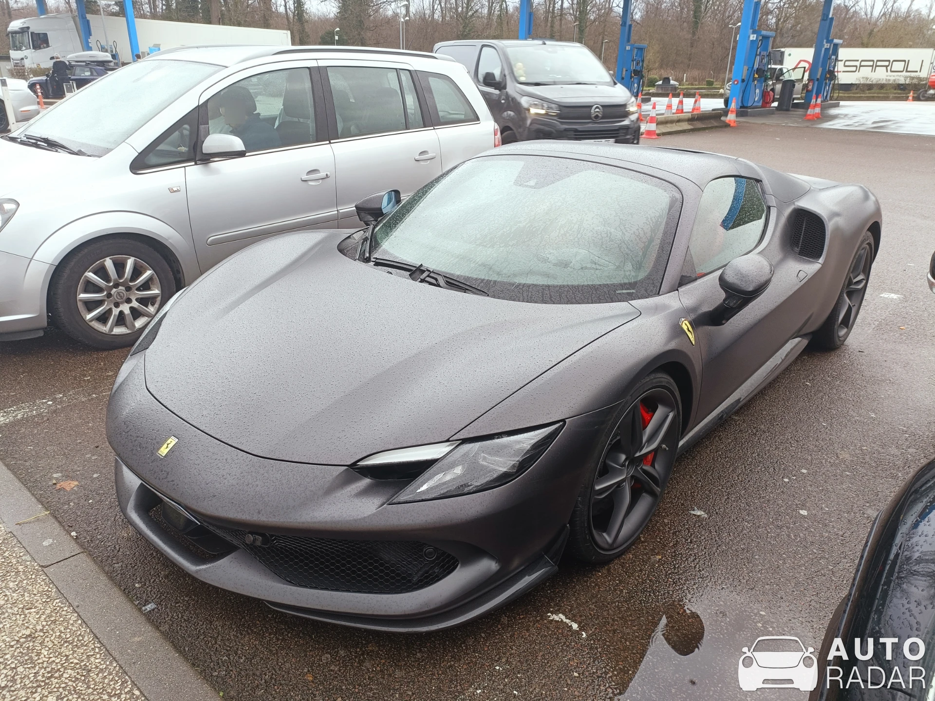 Ferrari 296 GTB spotted in Saint-Ambreuil, France