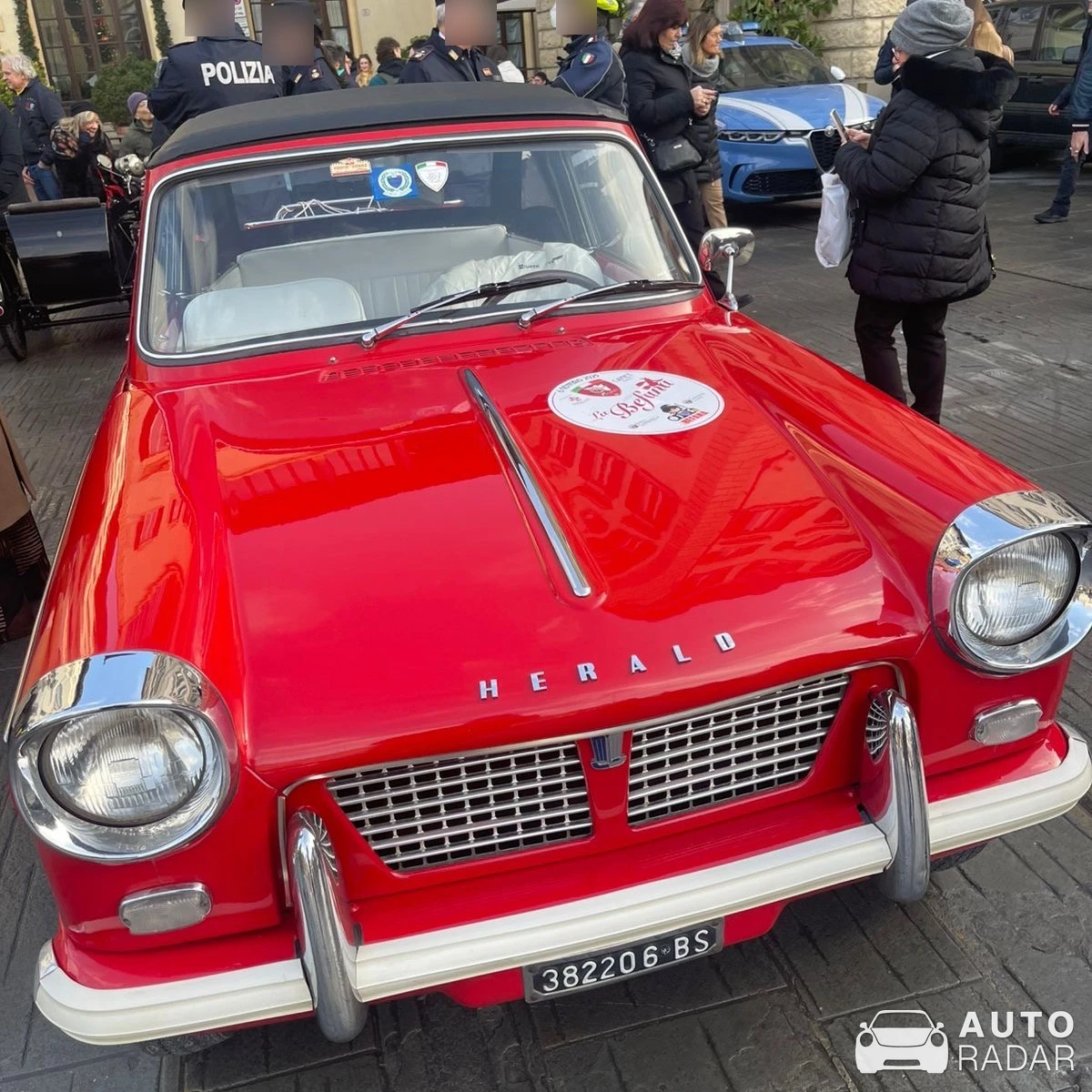 Triumph Herald 1200 spotted in Rome