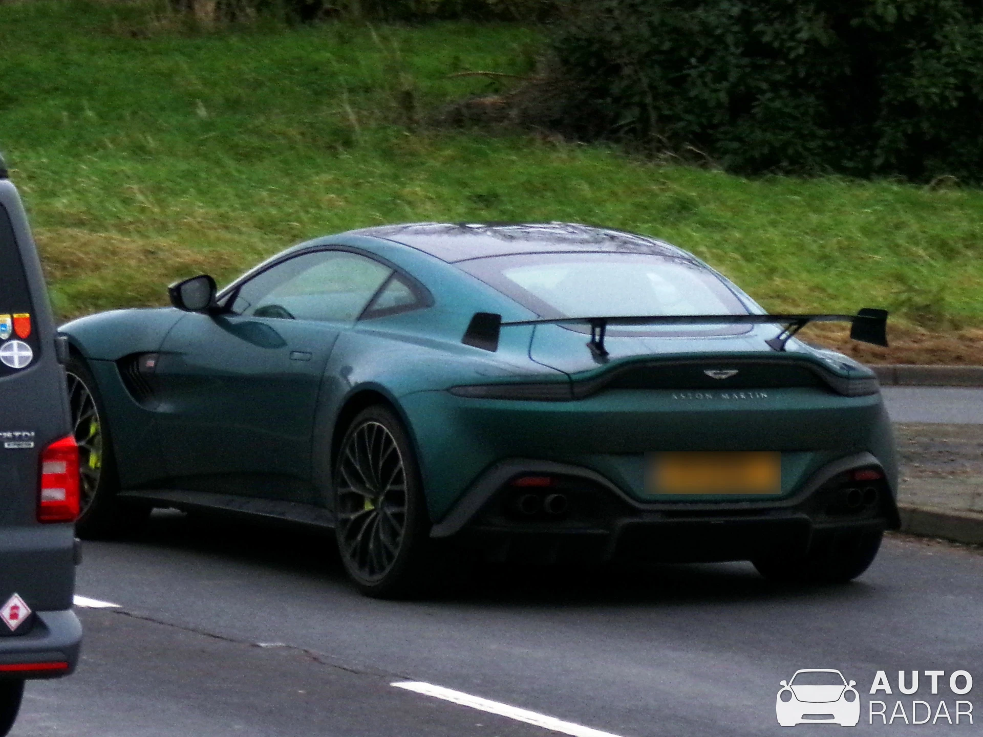 Aston Martin V8 Vantage Formula 1 Edition spotted in West Sussex, United Kingdom