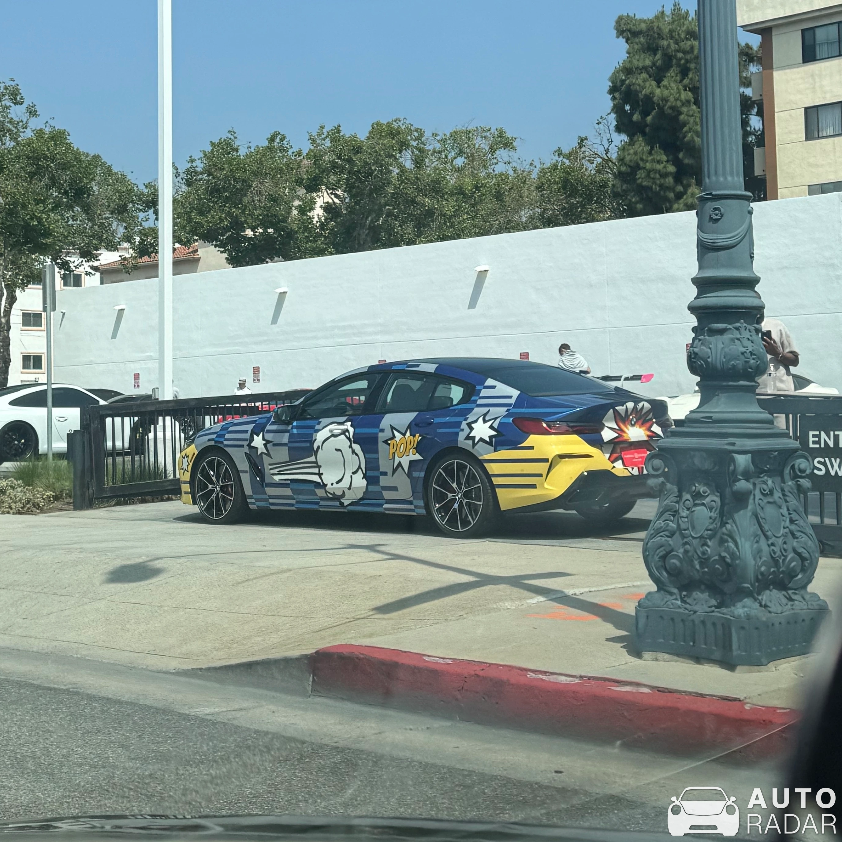 BMW M850i G16 Gran Coupé 'The 8 x Jeff Koons' spotted in Beverly Hills
