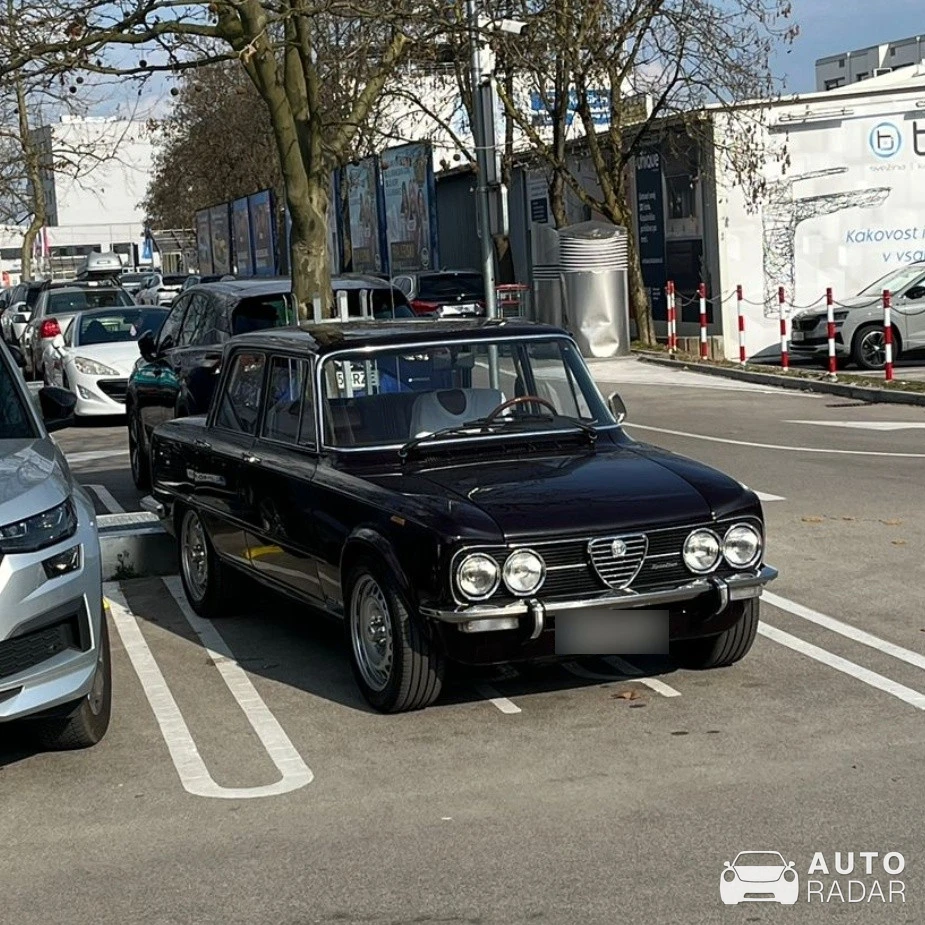 Alfa Romeo Giulia Super 1600 spotted in Ljubljana