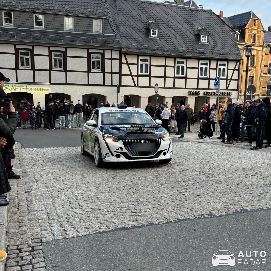 Peugeot 208 Rally4 spotted in Stollberg/Erzgebirge