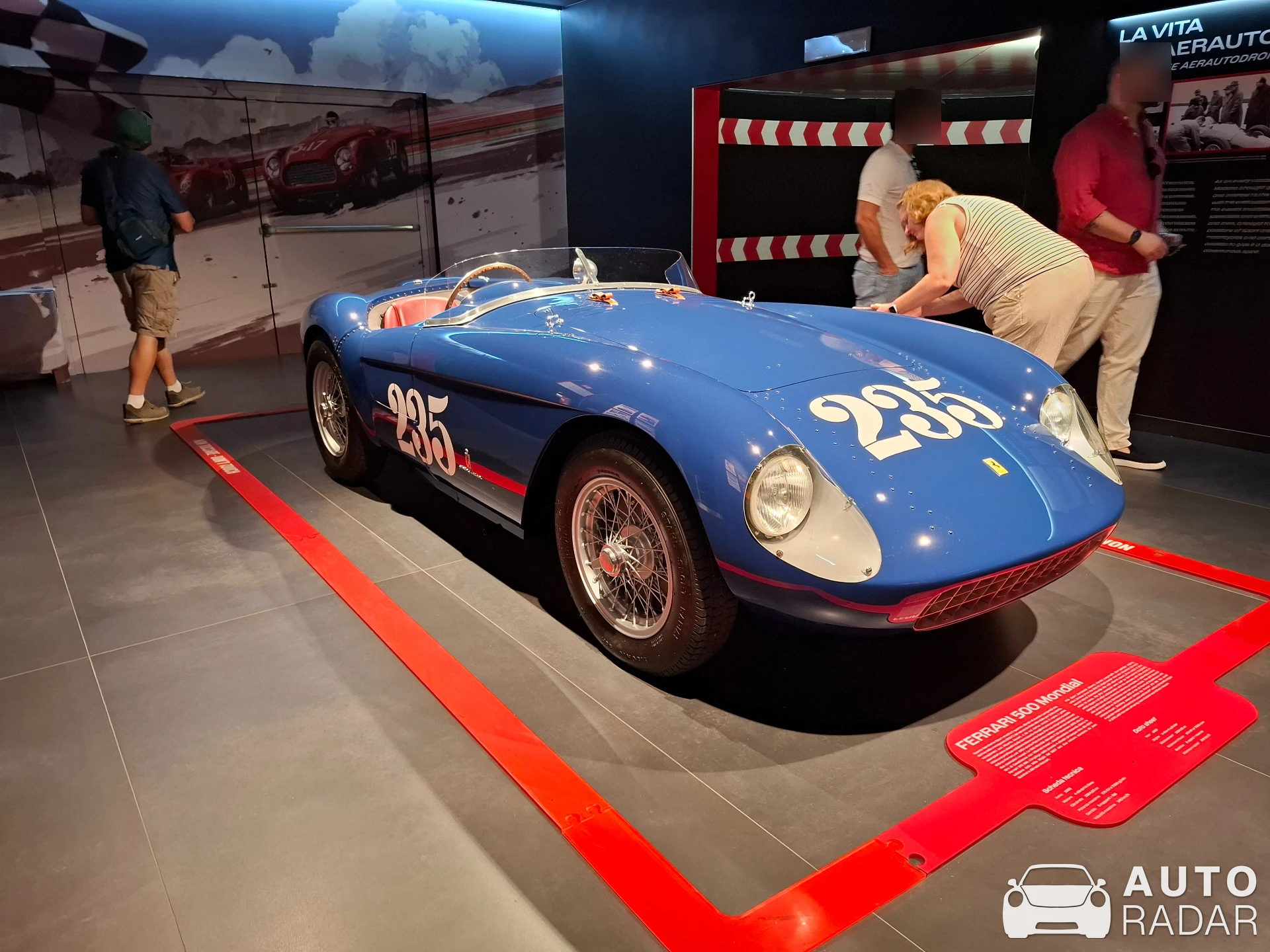 Ferrari 500 Mondial spotted in Modena