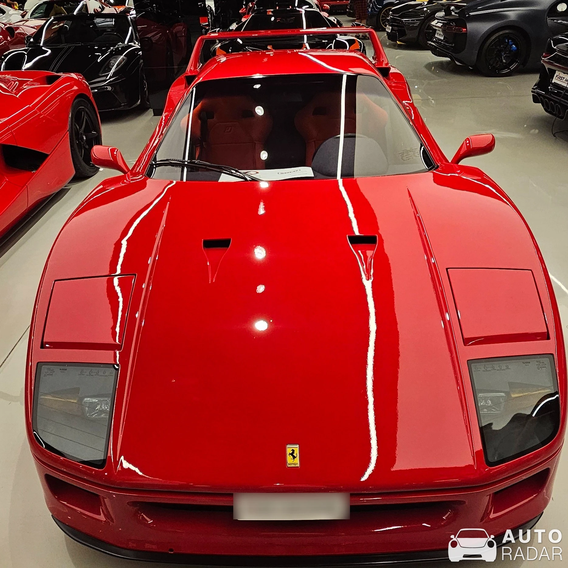 Ferrari F40 spotted in Dubai, United Arab Emirates