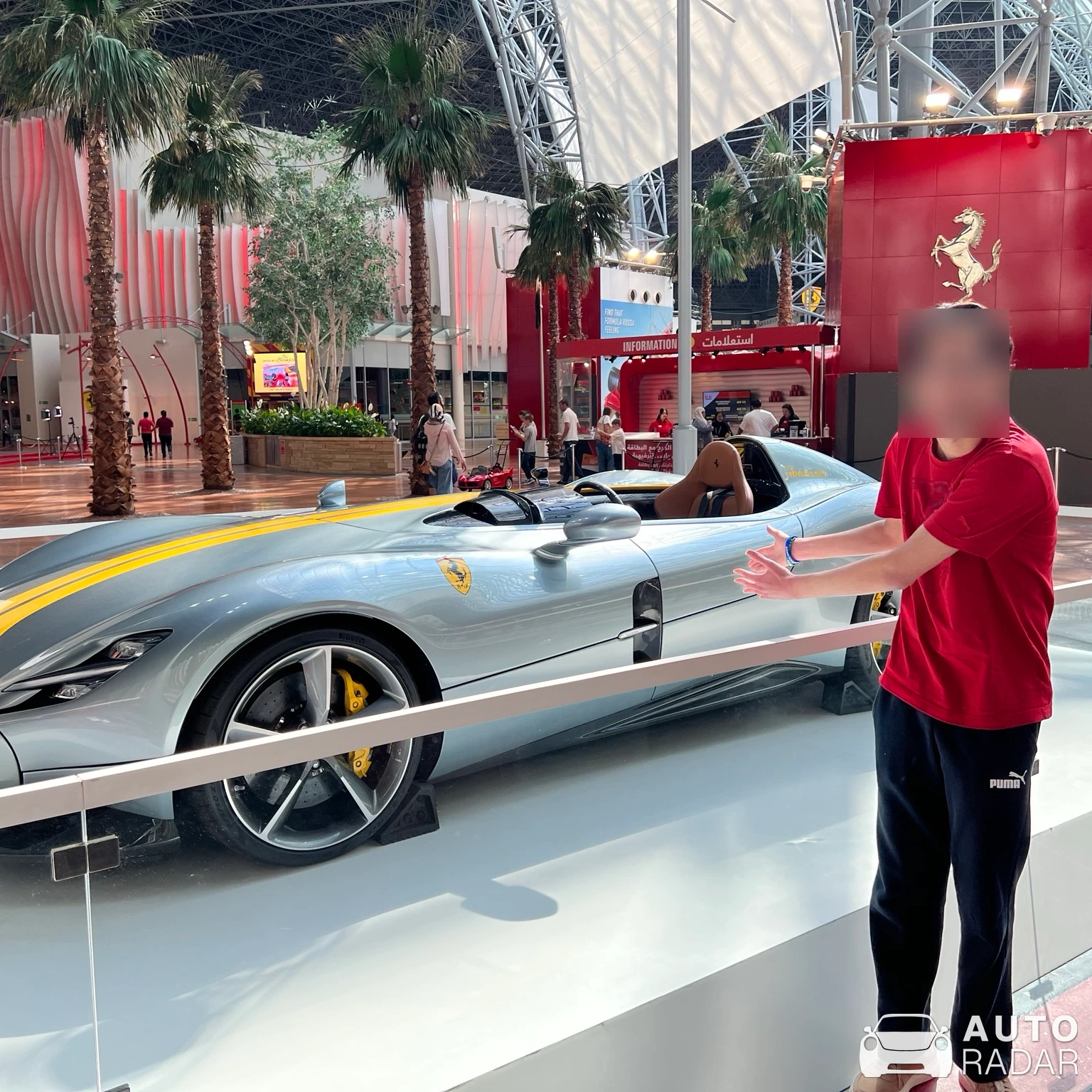Ferrari Monza SP1 spotted in Abu Dhabi