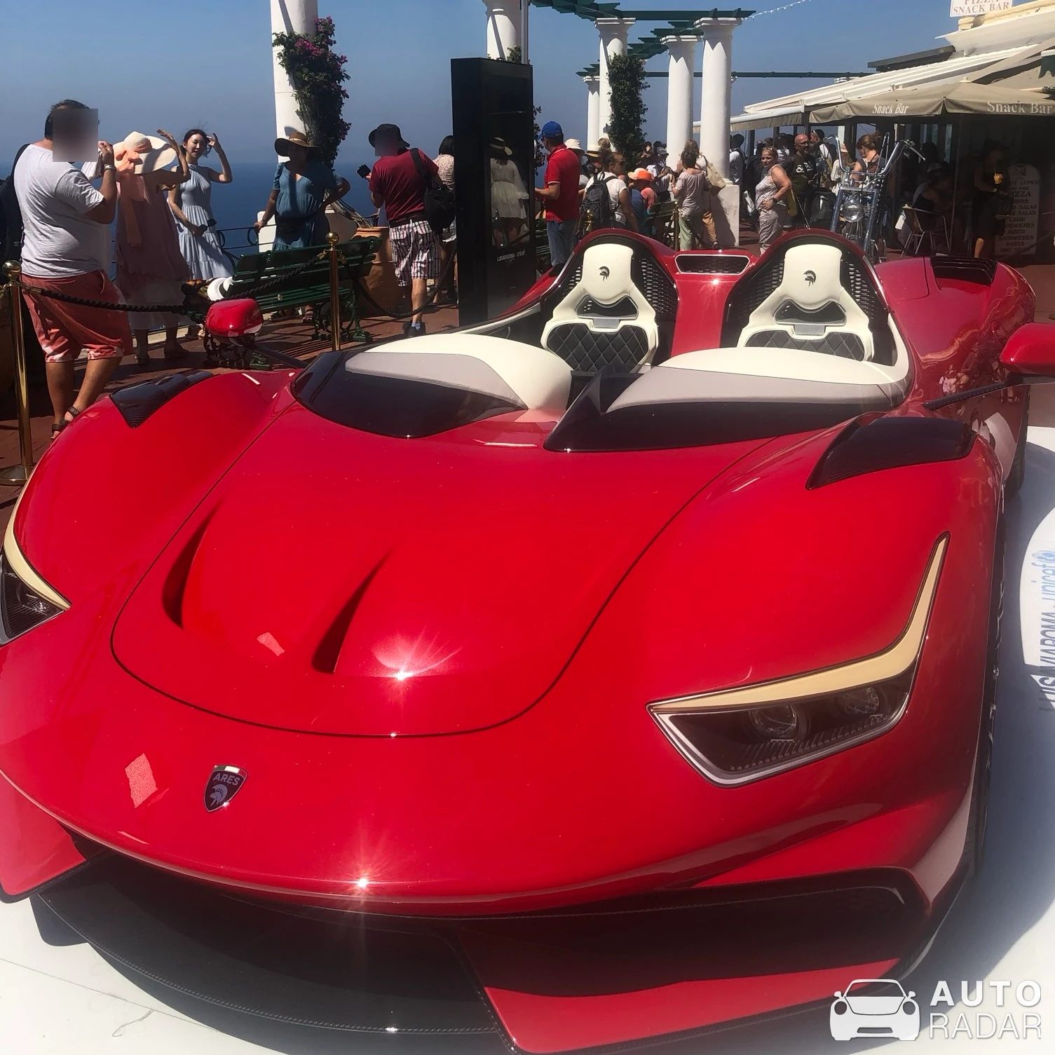 ARES Design S1 Project Spyder spotted in Capri