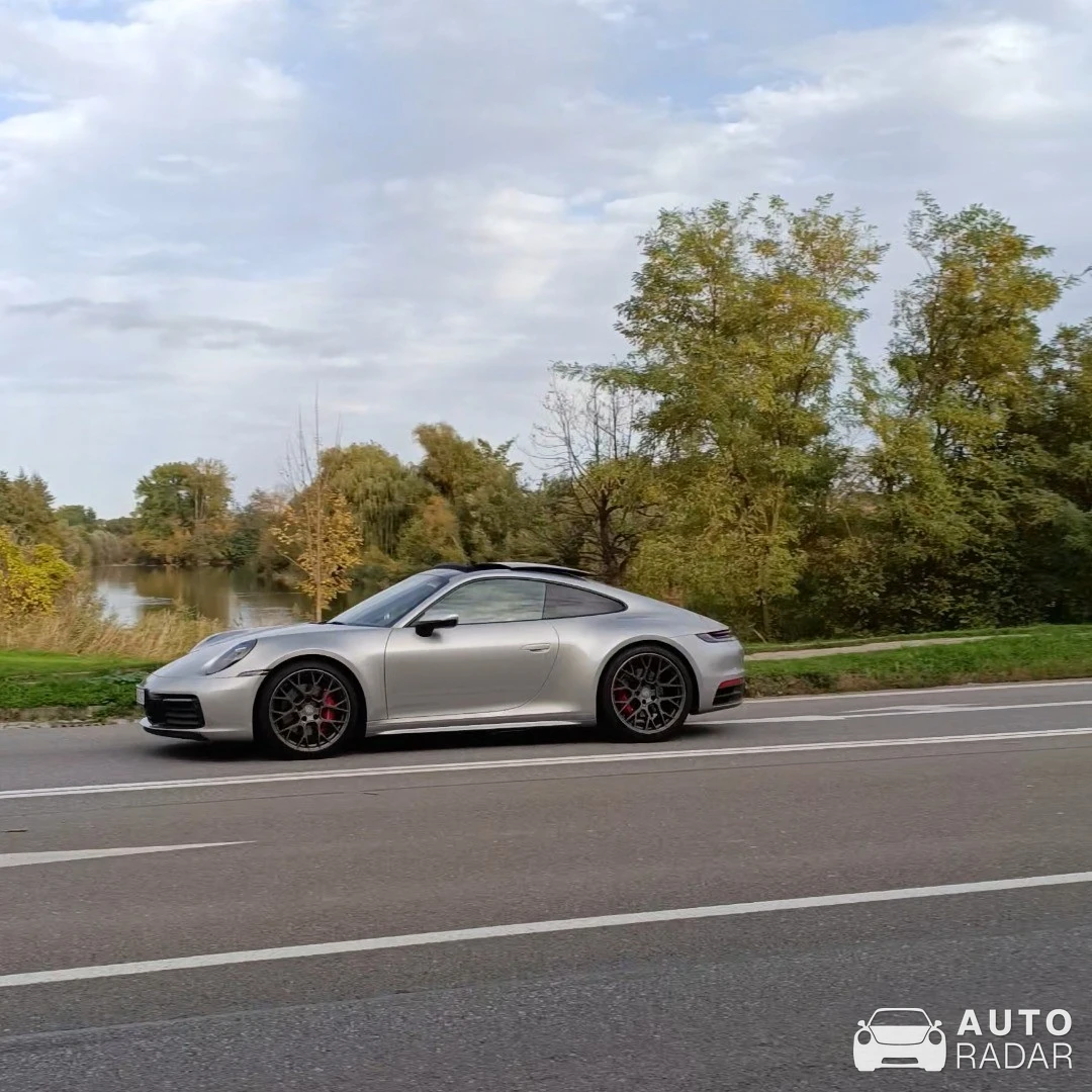 Porsche 992 Carrera S MkI spotted in Okres Znojmo, Czechia