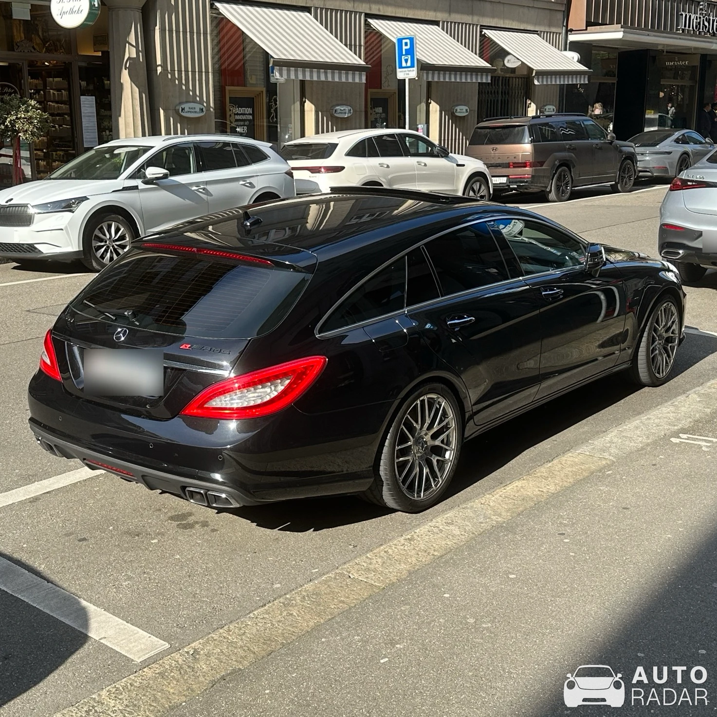 Mercedes-Benz CLS 63 S AMG X218 Shooting Brake spotted in Zürich