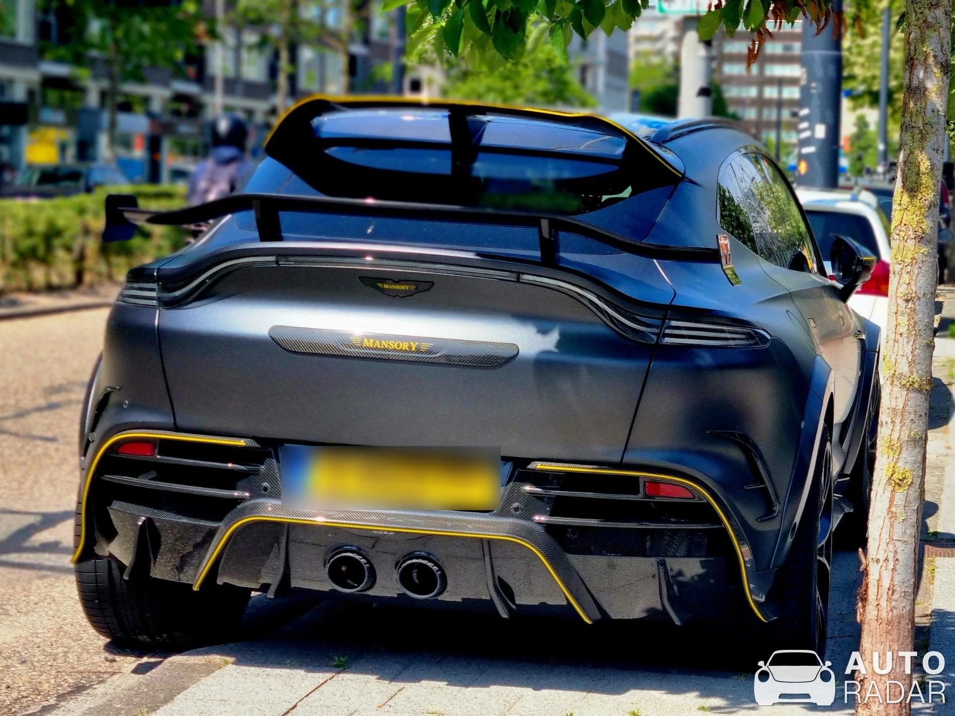 Aston Martin Mansory DBX spotted in Rotterdam