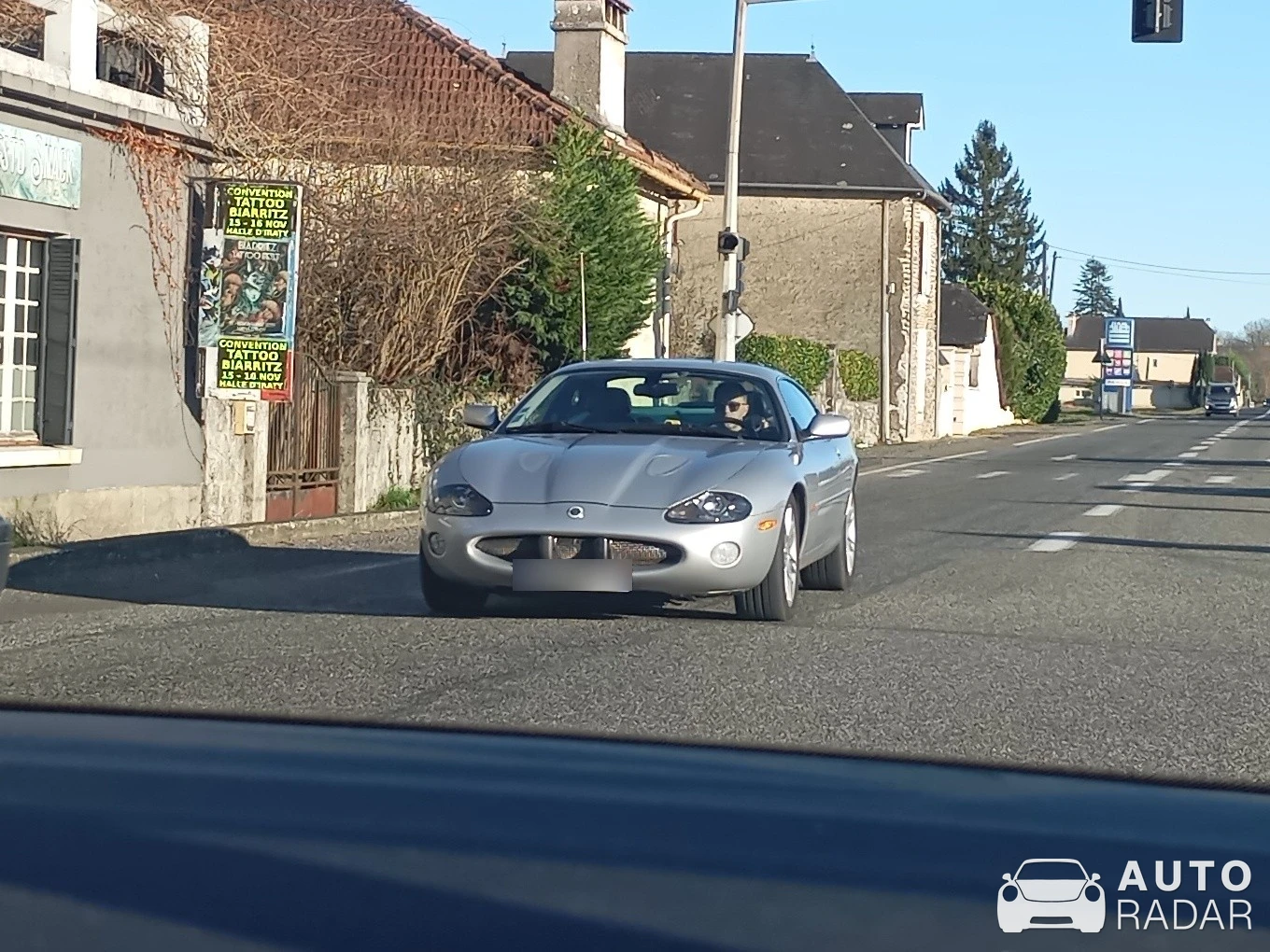 Jaguar XKR spotted in Ousse, France