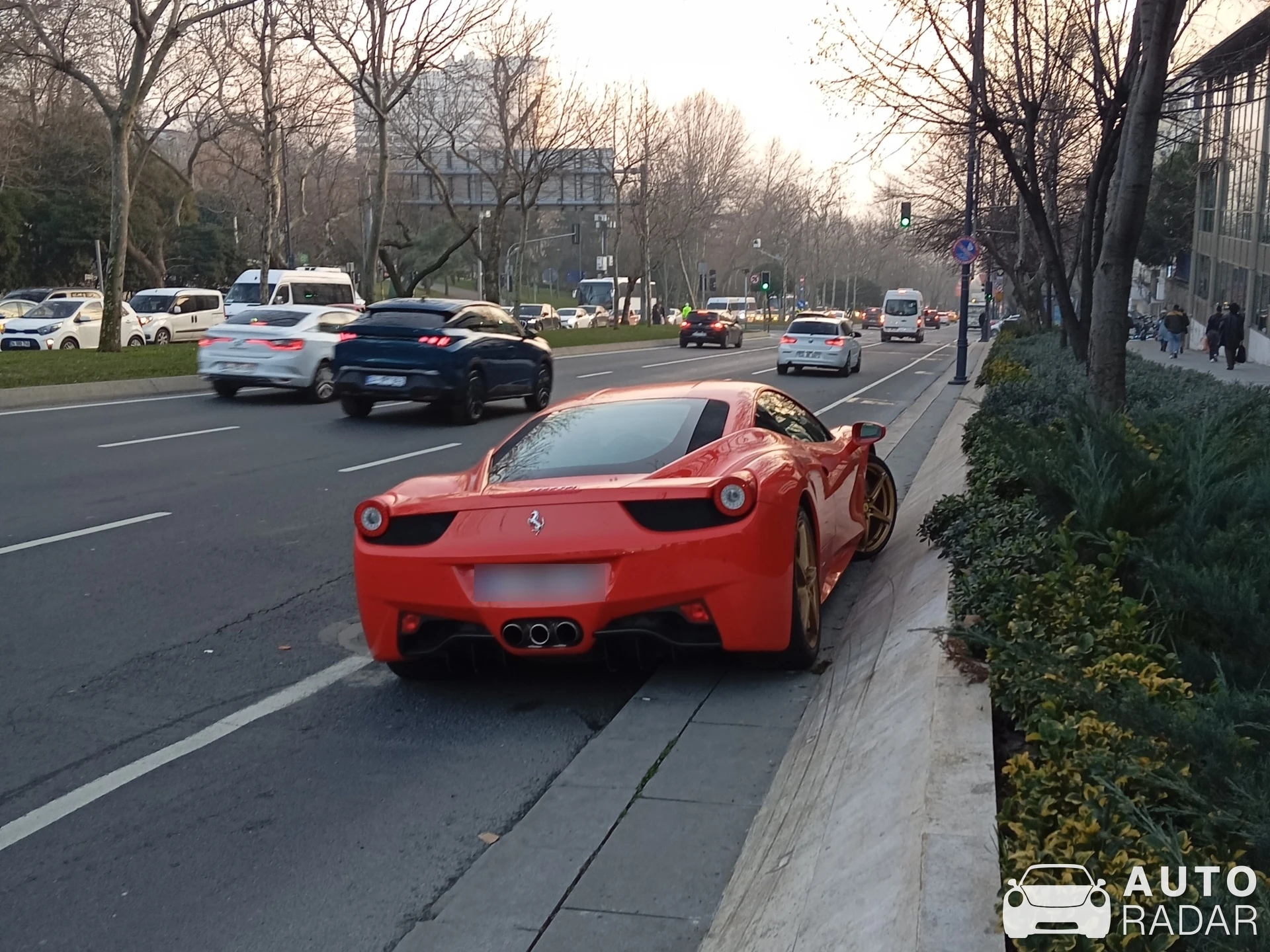 Ferrari 458 Italia spotted in Beşiktaş, Türkiye