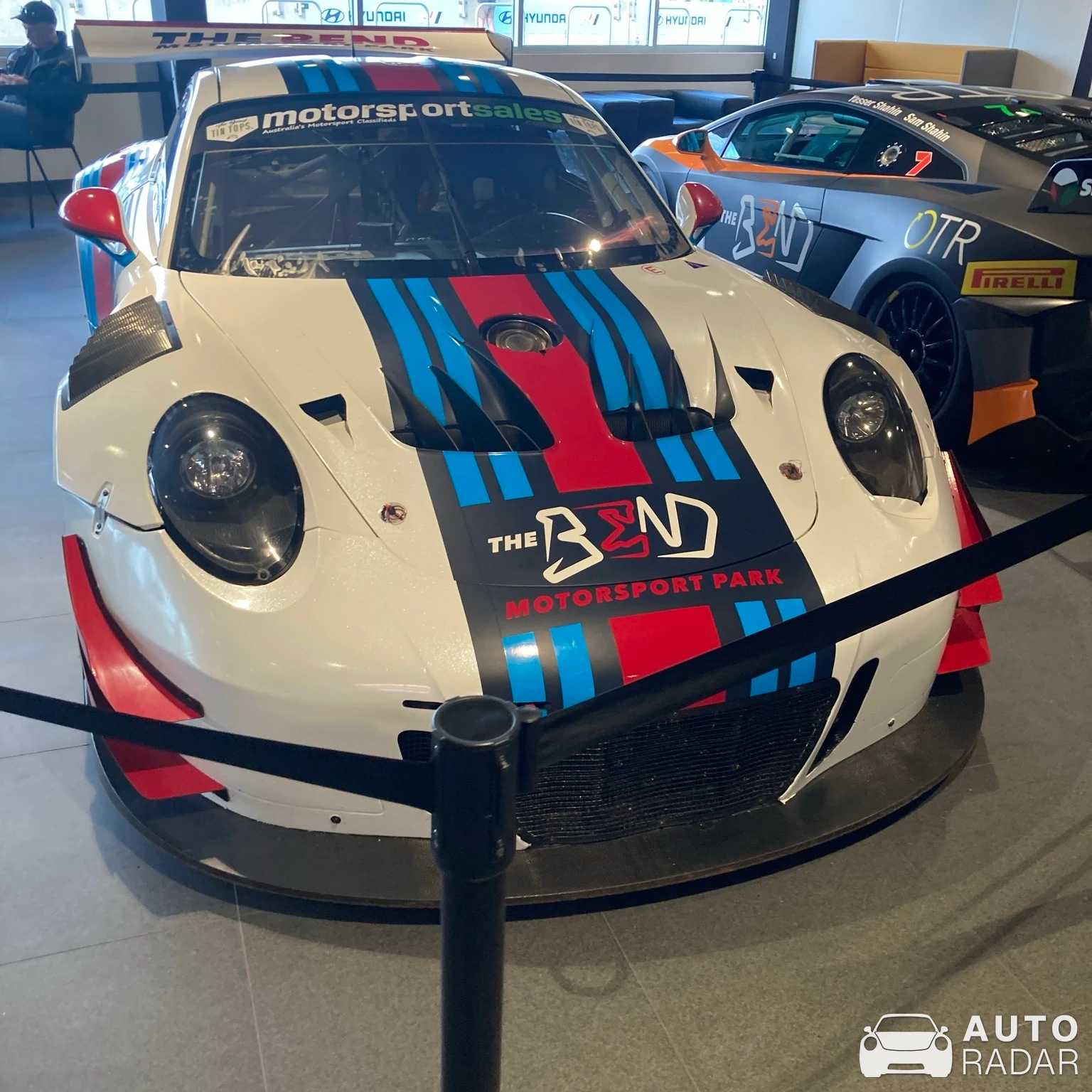 Porsche 991 GT3 R spotted in Tailem Bend