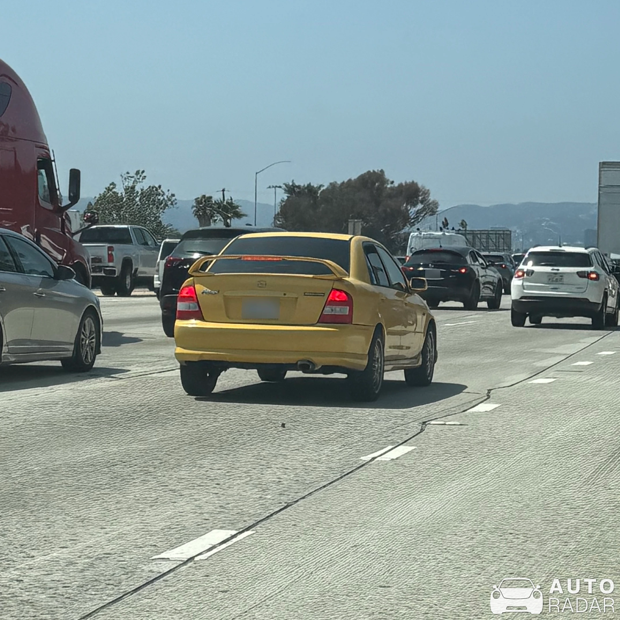 Mazda Protegé spotted in Culver City