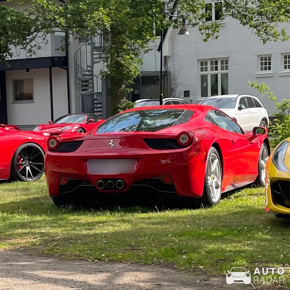 Ferrari 458 Italia spotted in Skåne län, Sverige